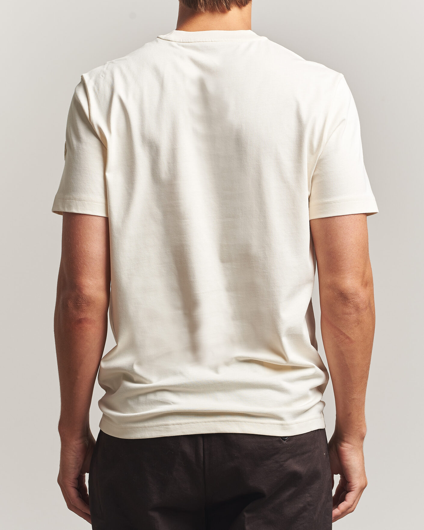 Herren | T-Shirts | Moncler | College Logo T-Shirt Off White