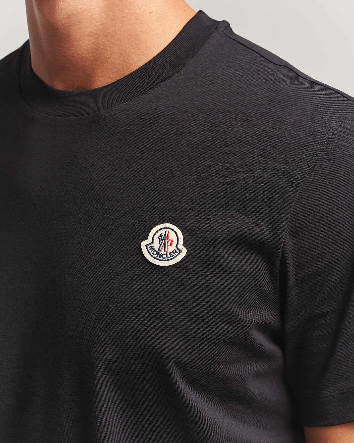 Herren | T-Shirts | Moncler | 3-Pack Logo T-Shirts Black