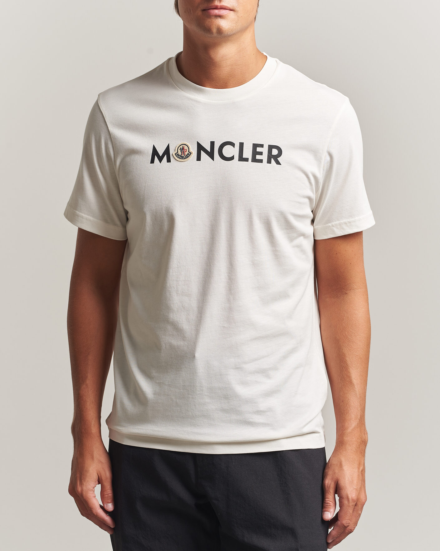 Herren | T-Shirts | Moncler | Logo Lettering T-Shirts White