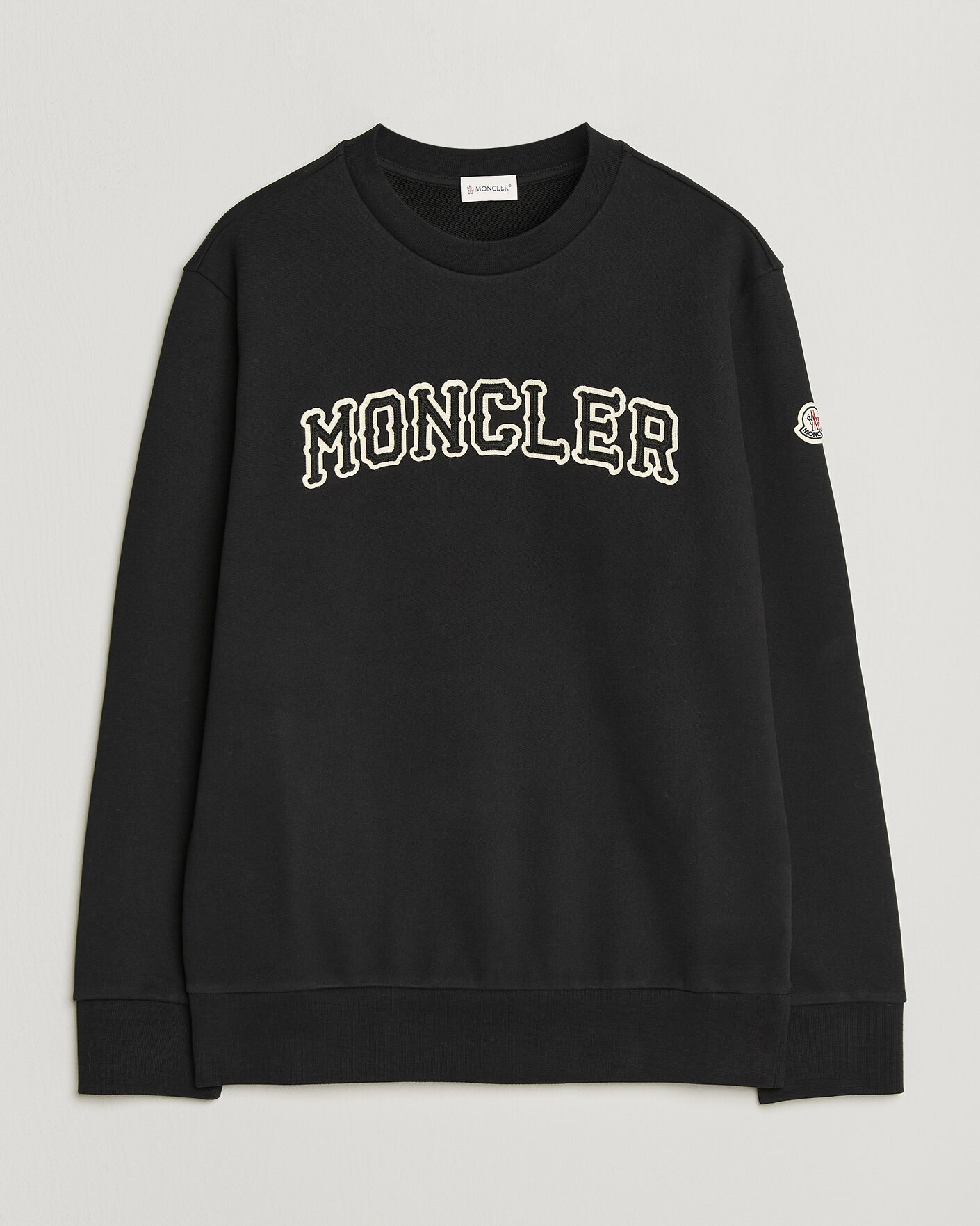 Herren | Pullover | Moncler | College Logo Sweatshirt Black