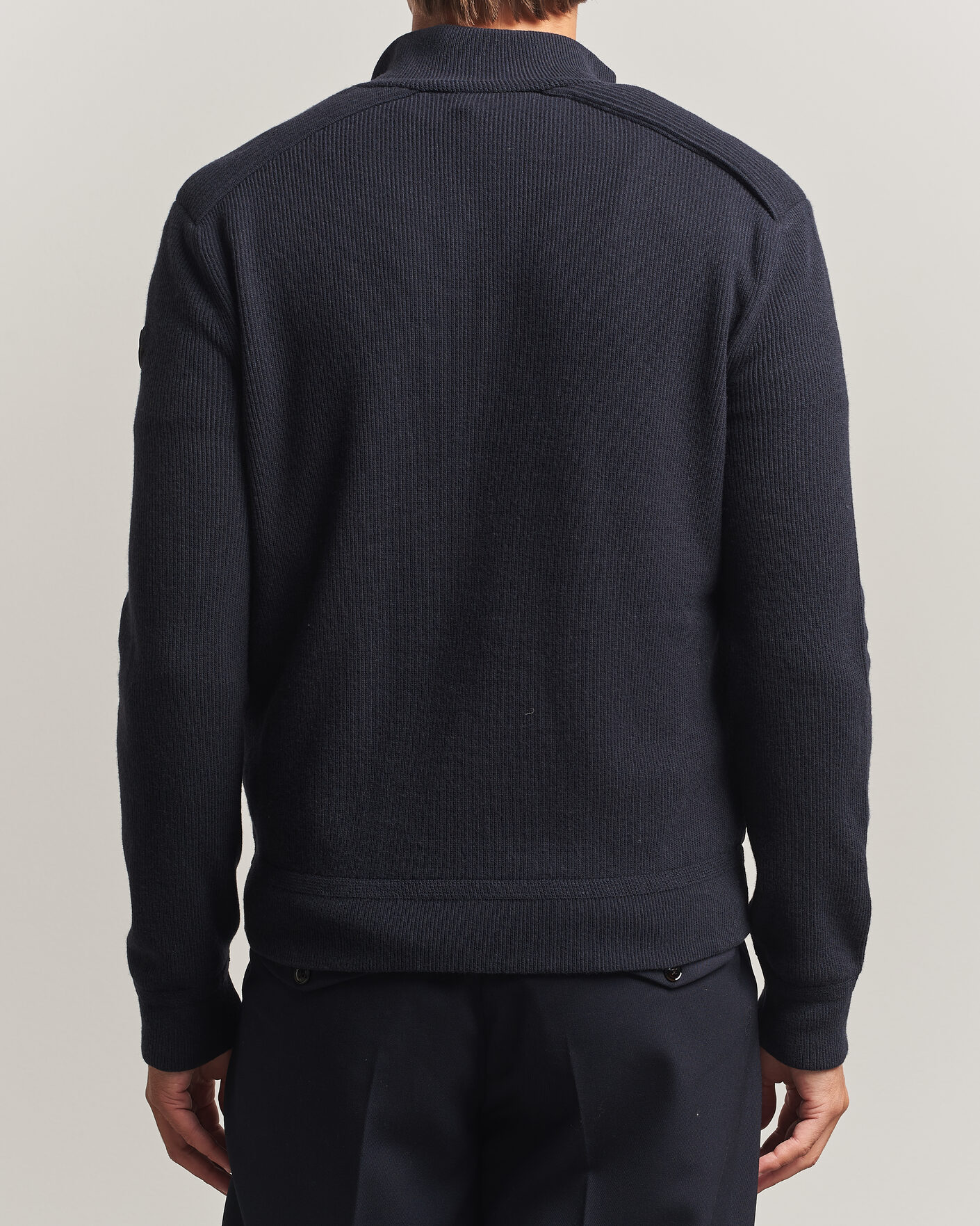 Herren | Jacken | Moncler | Wool/Cashmere Hybrid Jacket Navy