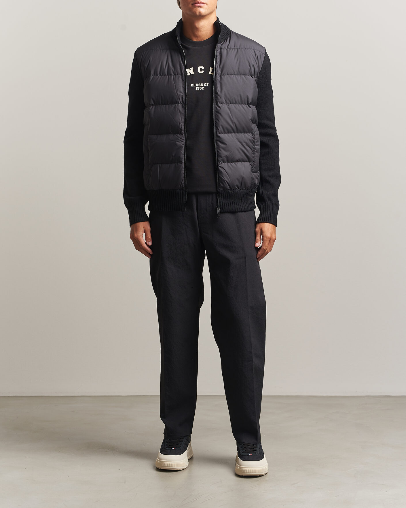 Herren | Jacken | Moncler | Padded Hybrid Jacket Black
