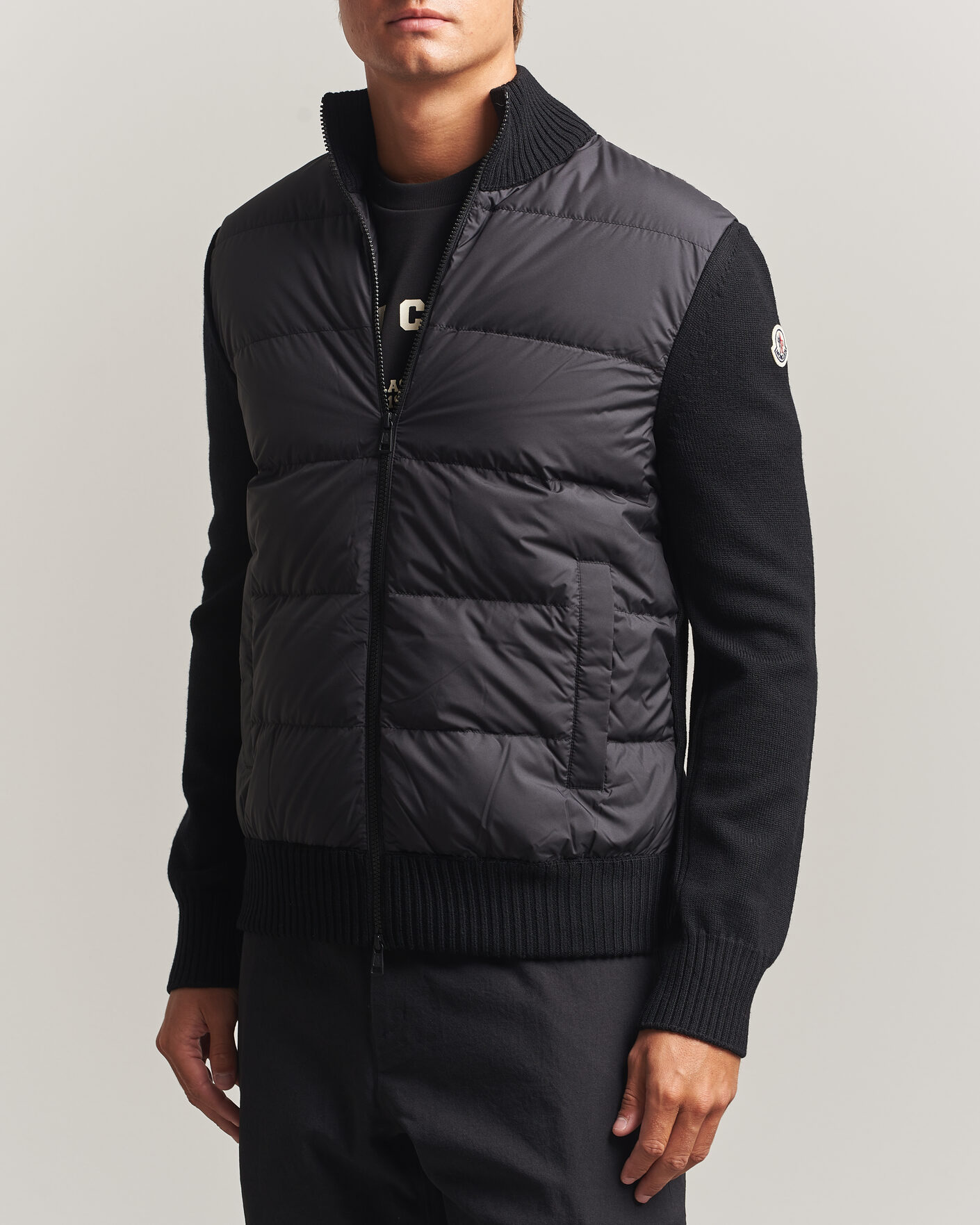 Herren | Jacken | Moncler | Padded Hybrid Jacket Black