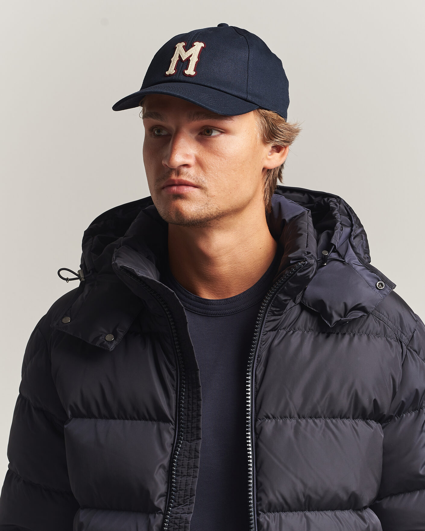 Herren | Hüte & Mützen | Moncler | College Logo Baseball Cap Navy
