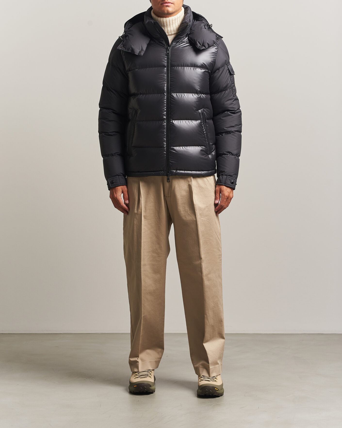 Herren | Jacken | Moncler | Maya Bi-Material Jacket Black