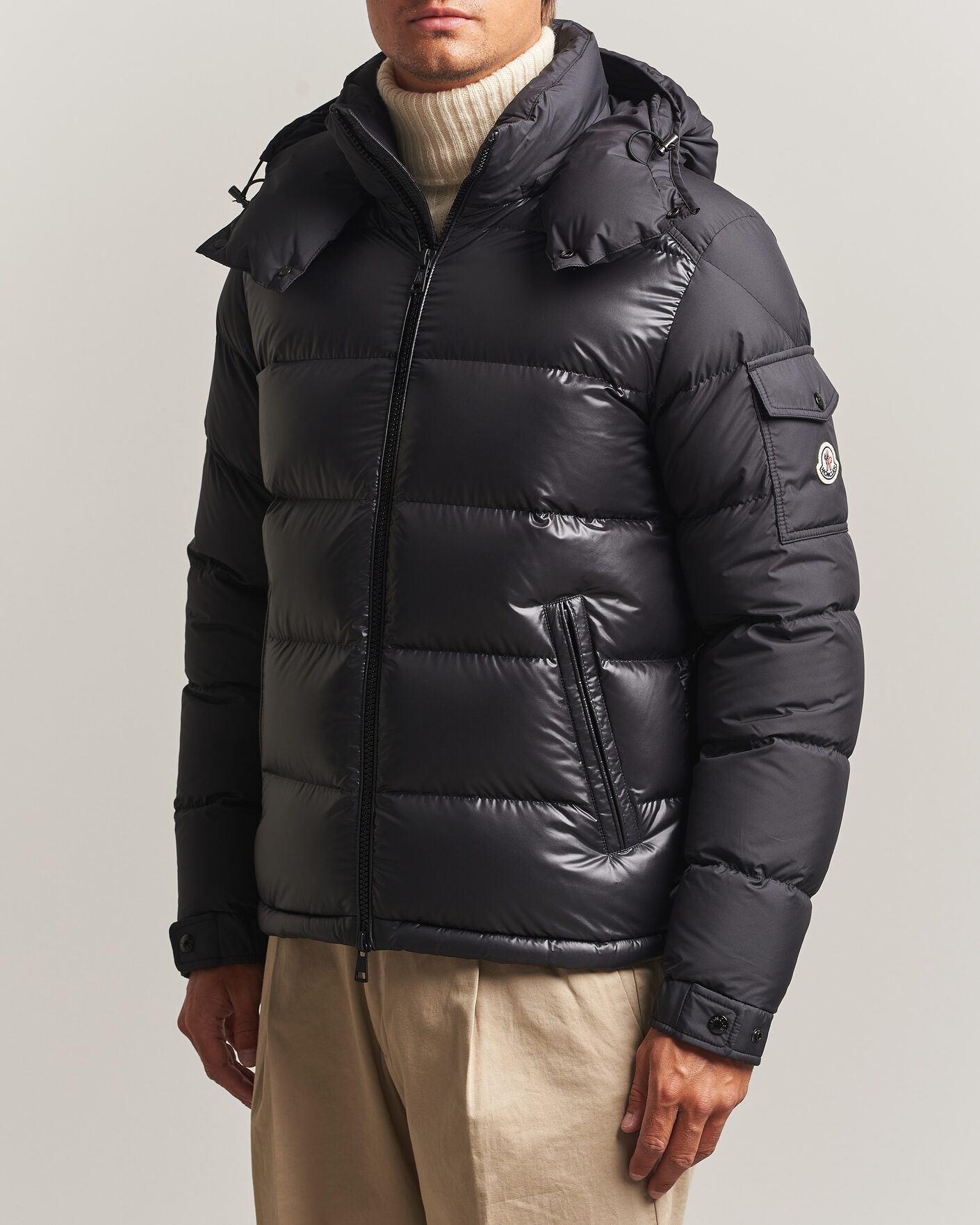 Herren | Jacken | Moncler | Maya Bi-Material Jacket Black