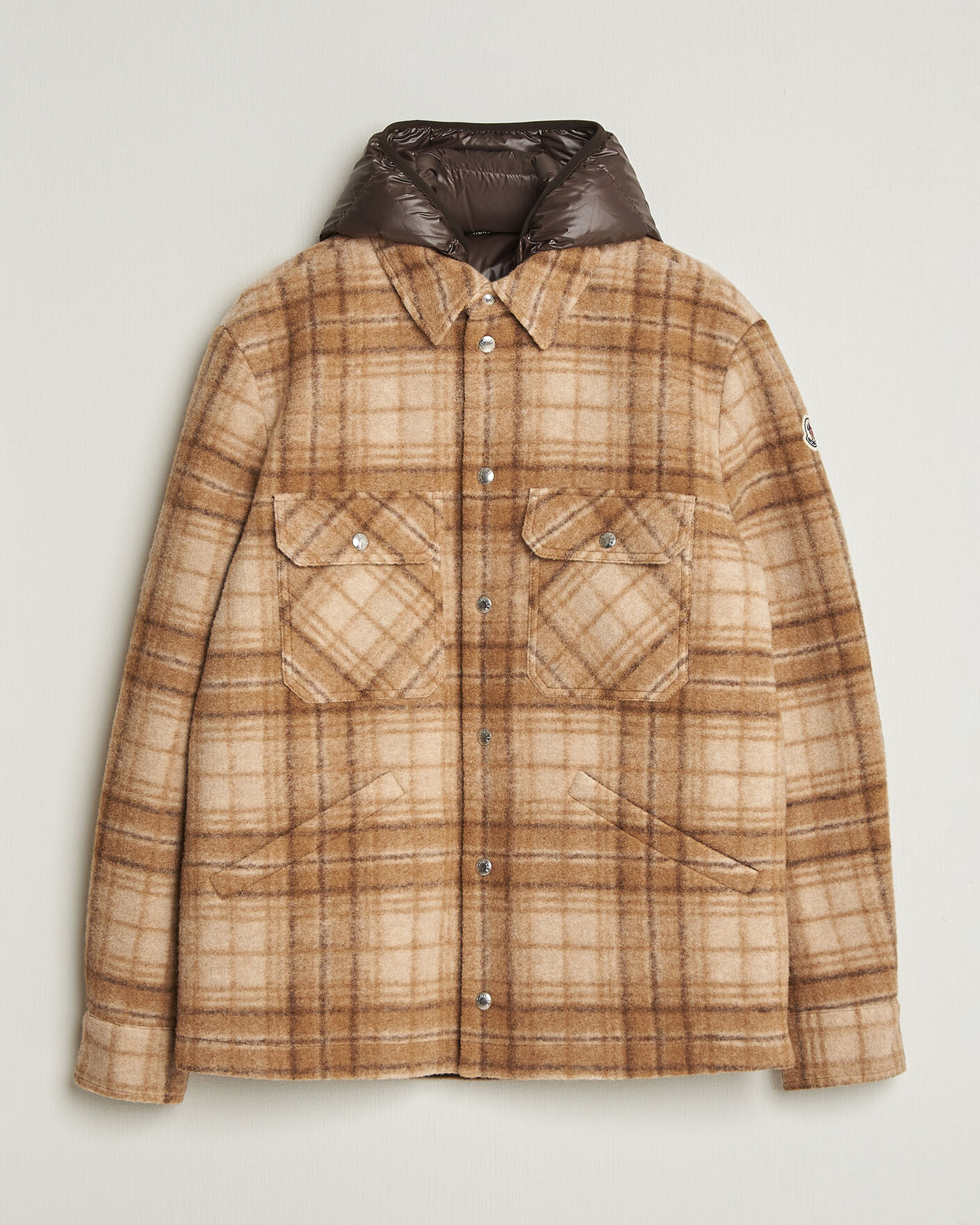 Herren | Jacken | Moncler | Nyvalin Shirt Jacket Brown Check