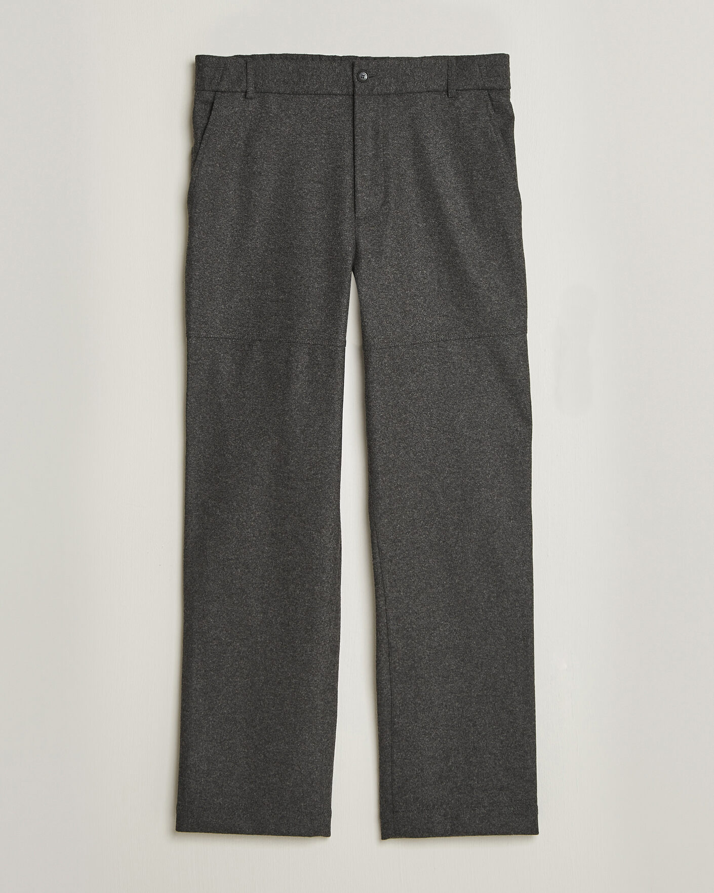 Herren | Hosen | Moncler | Flannel Trousers Charcoal