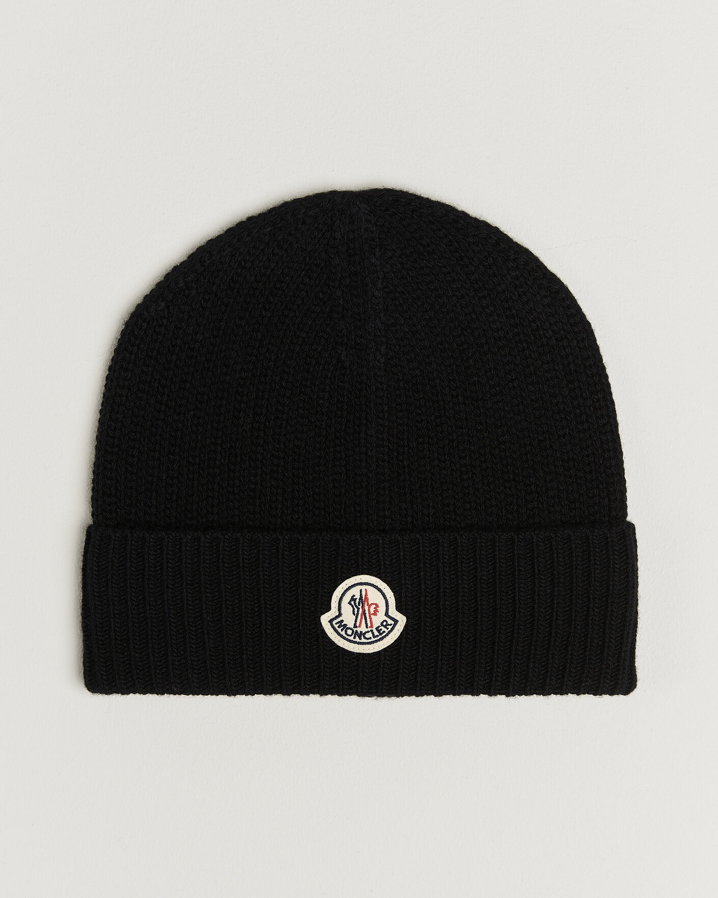 Herren | Mützen | Moncler | Rib Wool Beanie Black