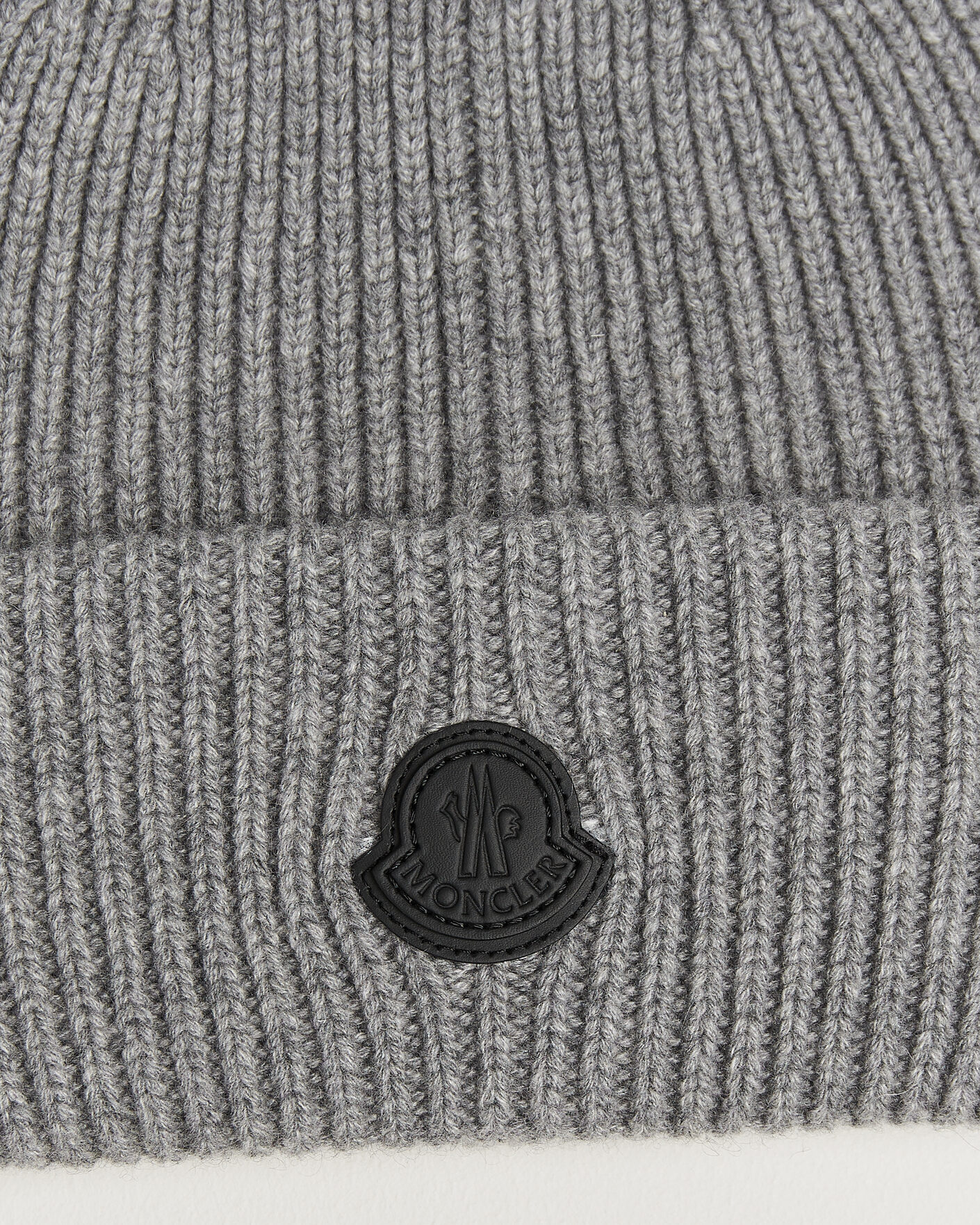 Herren | Mützen | Moncler | Rib Cashmere Beanie Grey