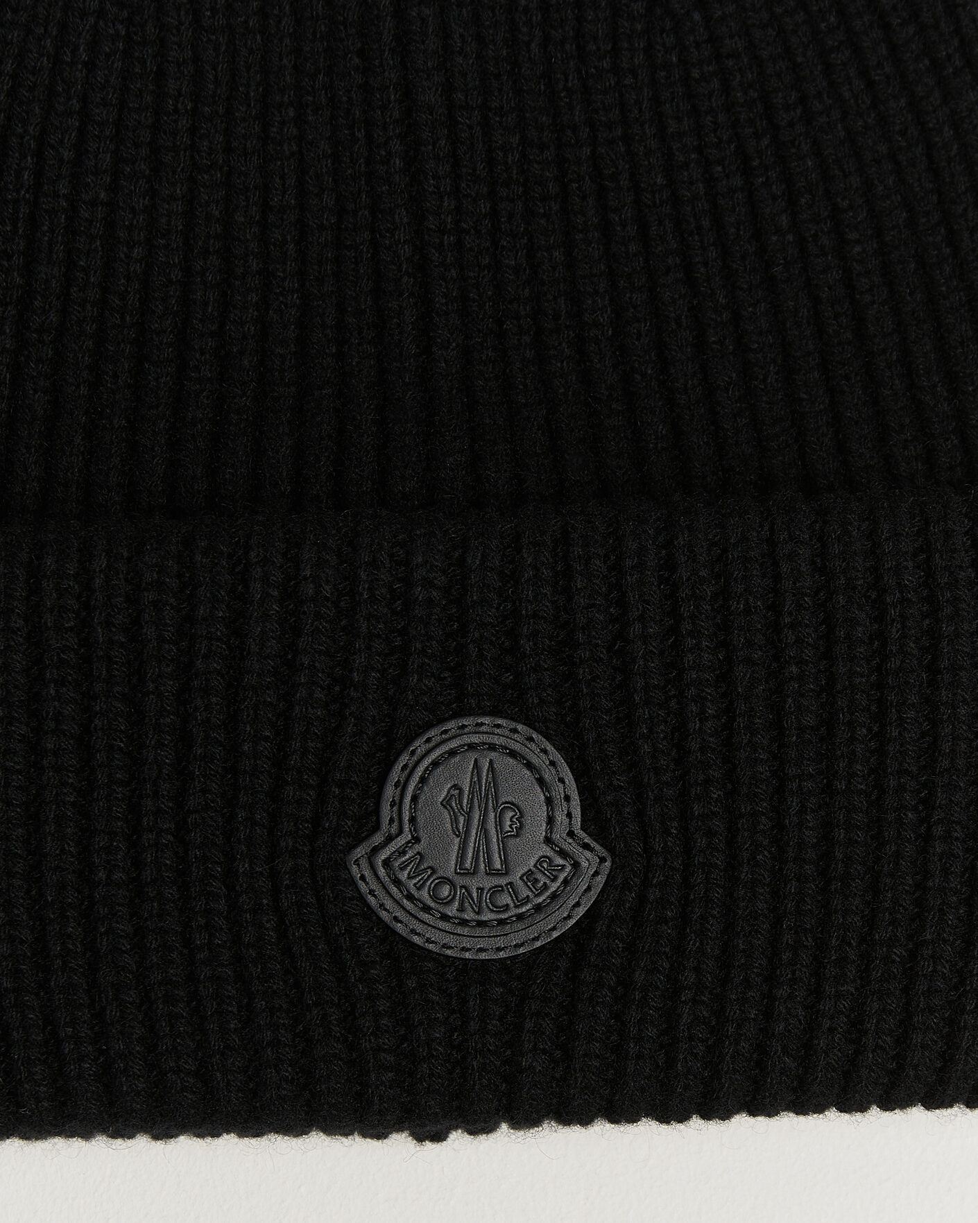 Herren | Mützen | Moncler | Rib Cashmere Beanie Black