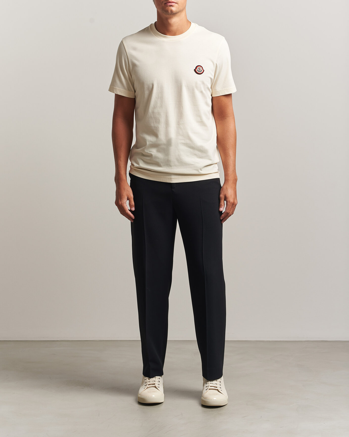 Herren | T-Shirts | Moncler | Logo T-Shirt Off White