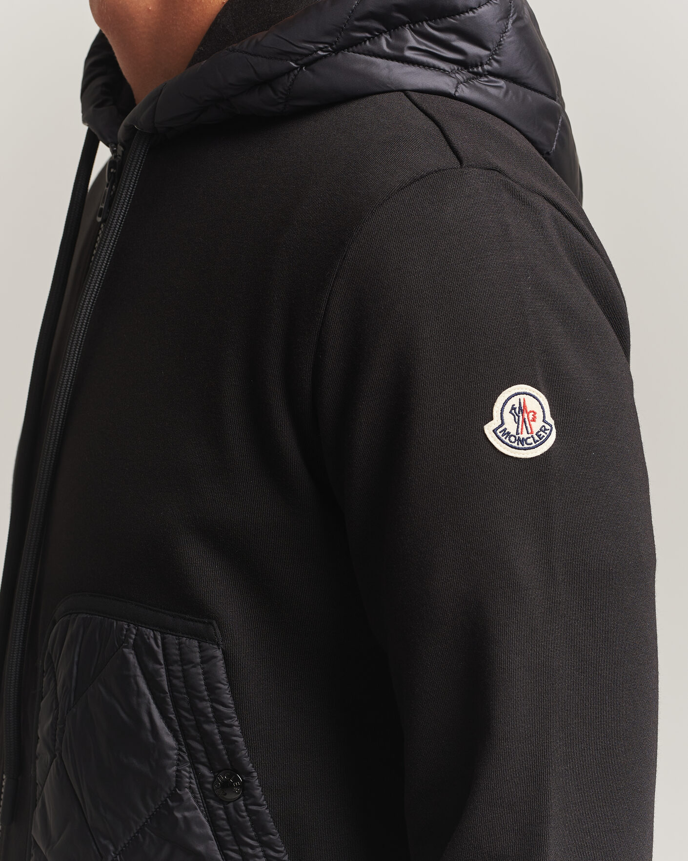 Herren | Pullover | Moncler | Full Zip Hoodie Black