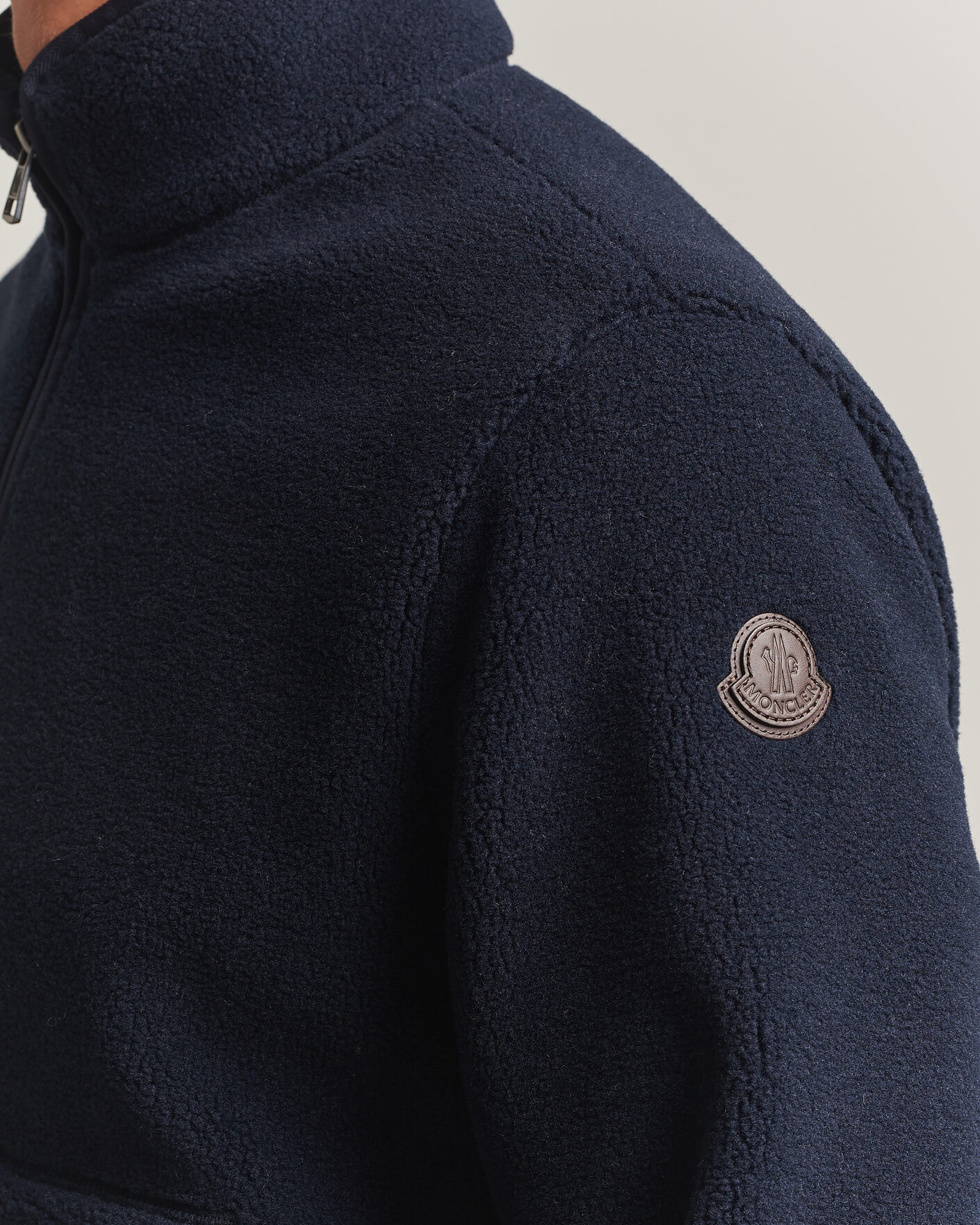 Herren | Pullover | Moncler | Full Zip Fleece Navy