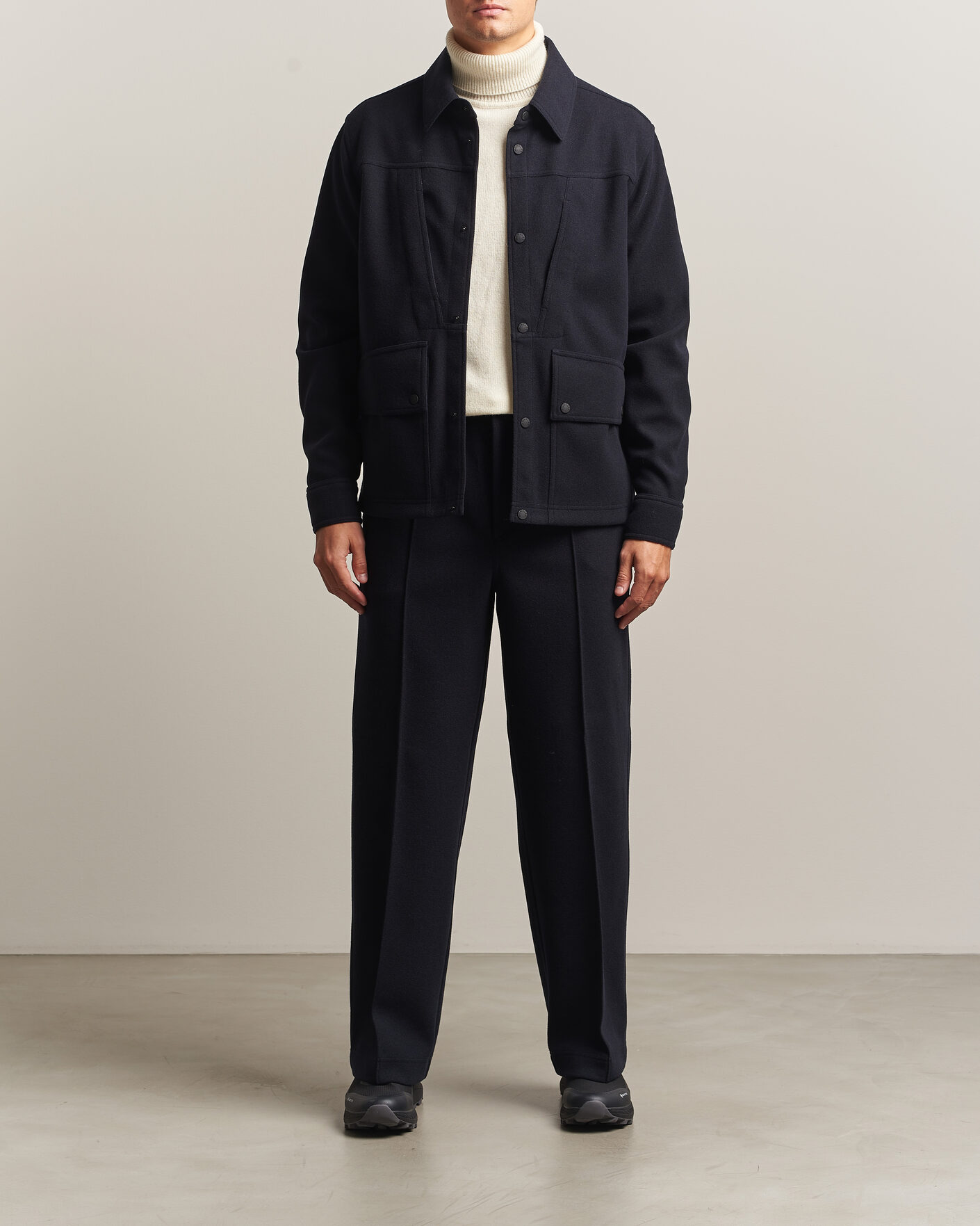 Herren | Jacken | Moncler Grenoble | Brushed Shirt Jacket Navy