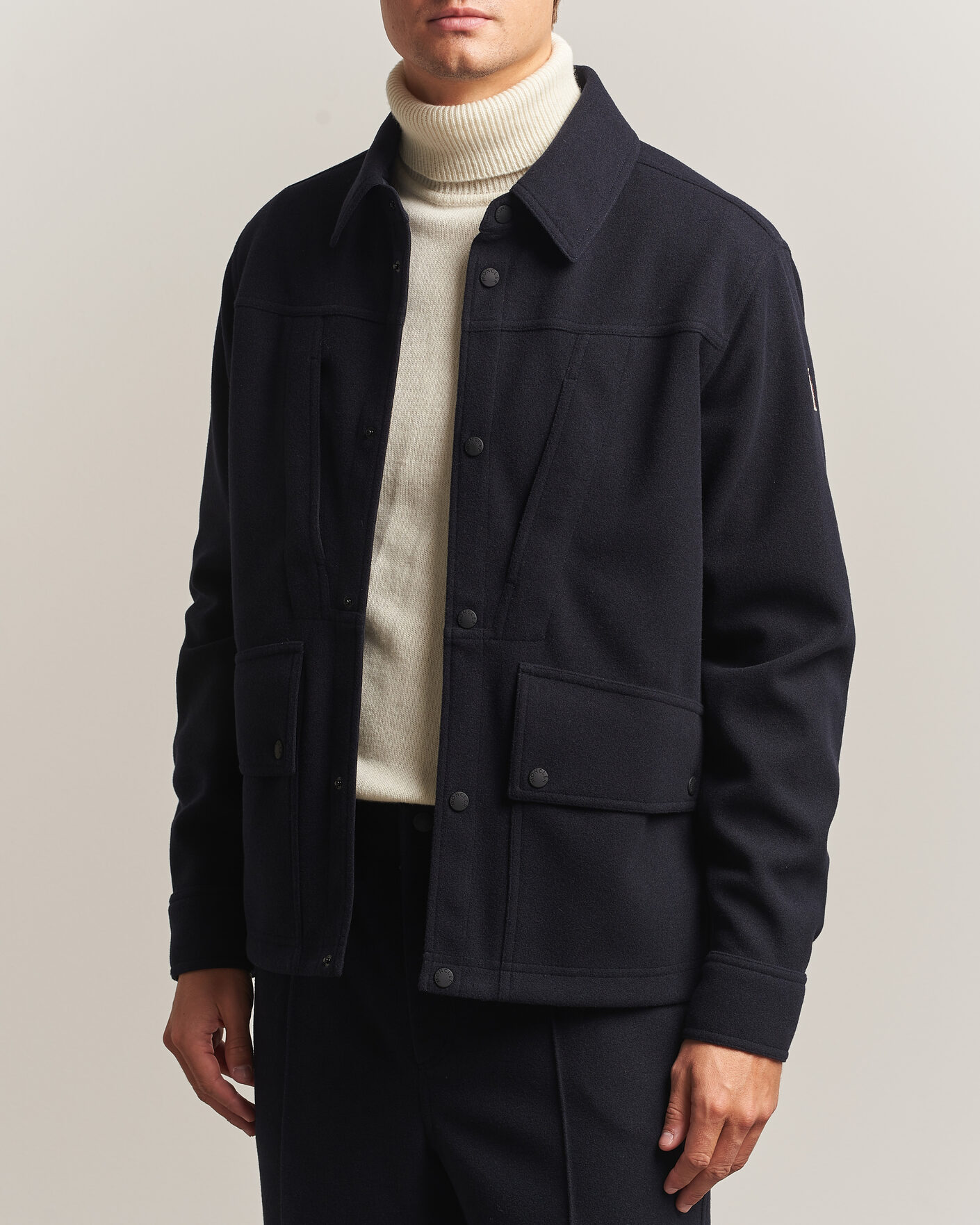 Herren | Jacken | Moncler Grenoble | Brushed Shirt Jacket Navy