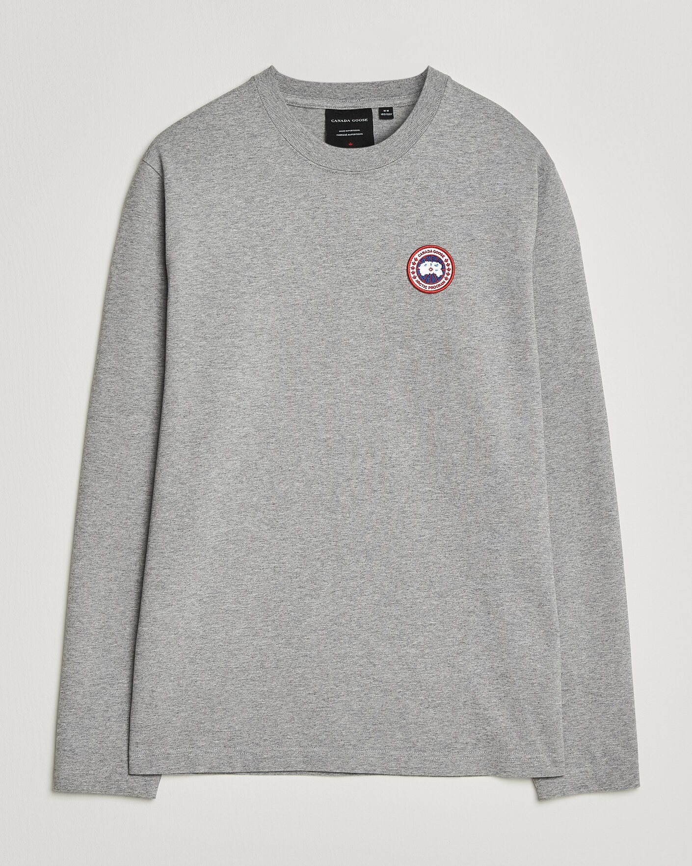 Herren | T-Shirts | Canada Goose | Vantage Long Sleeve T-Shirt Stone Heather