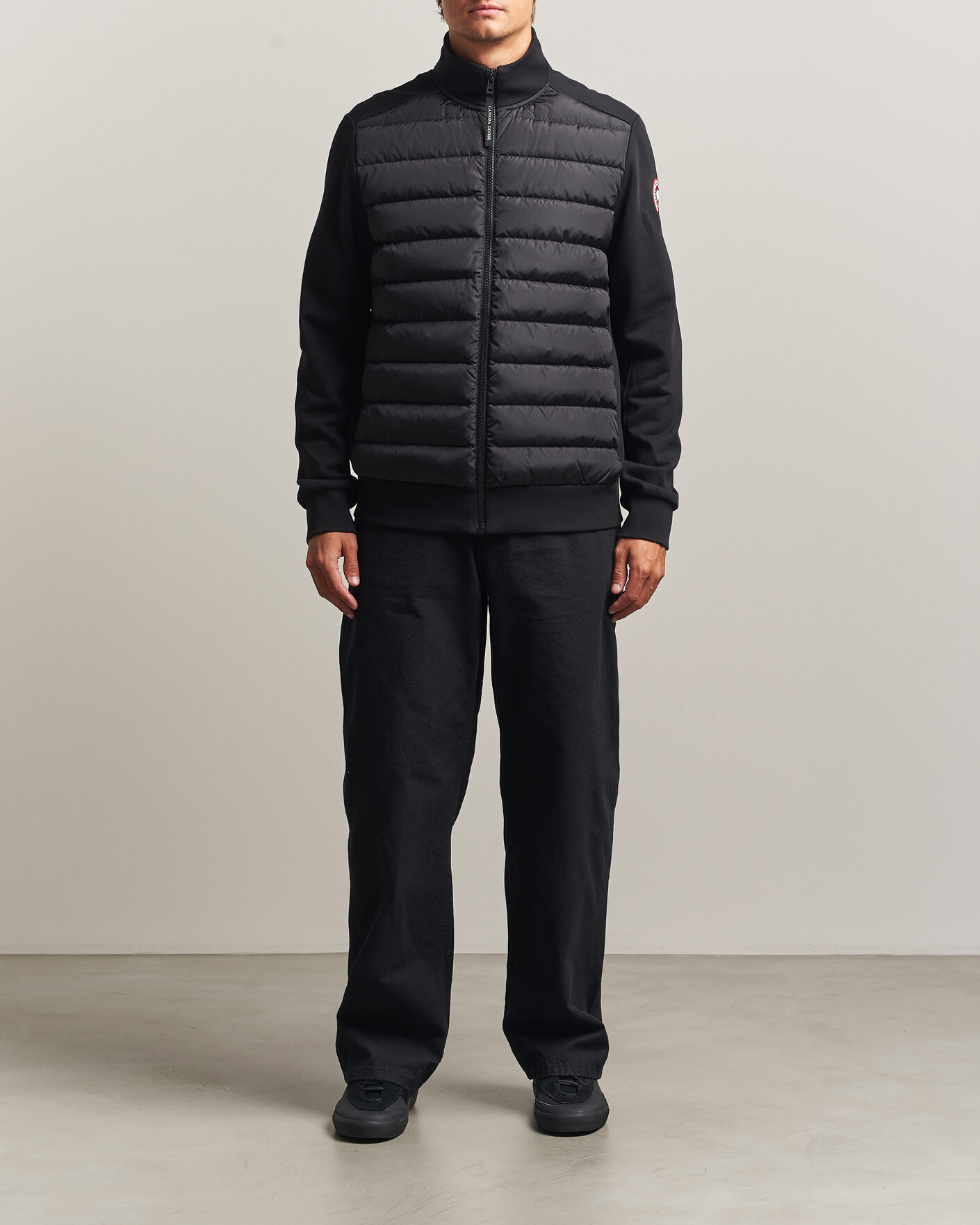 Herren | Jacken | Canada Goose | Hybridge Huron Full Zip Jacket Black
