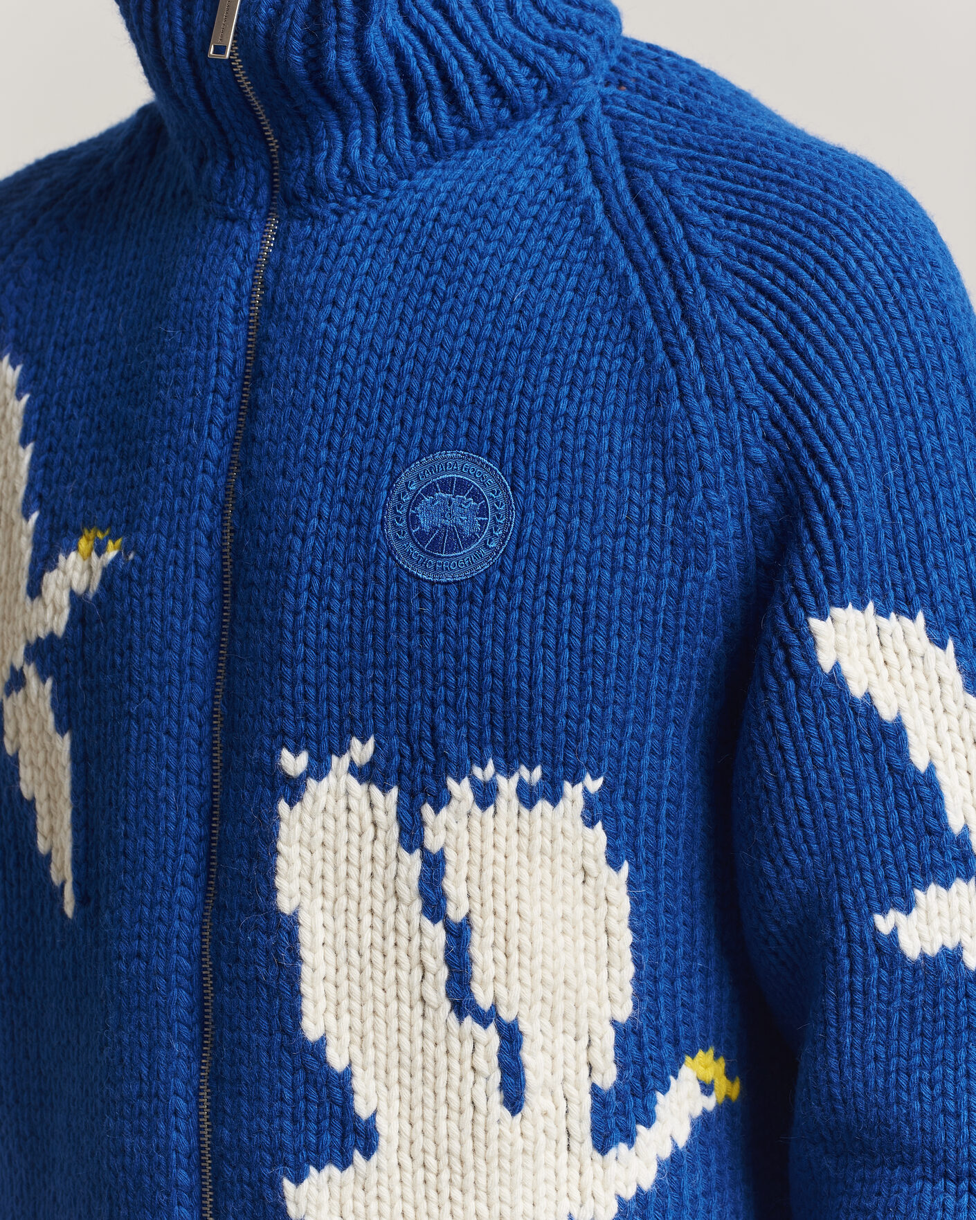 Herren | Pullover | Canada Goose | Moisie Knit Jacket Arctic Goose