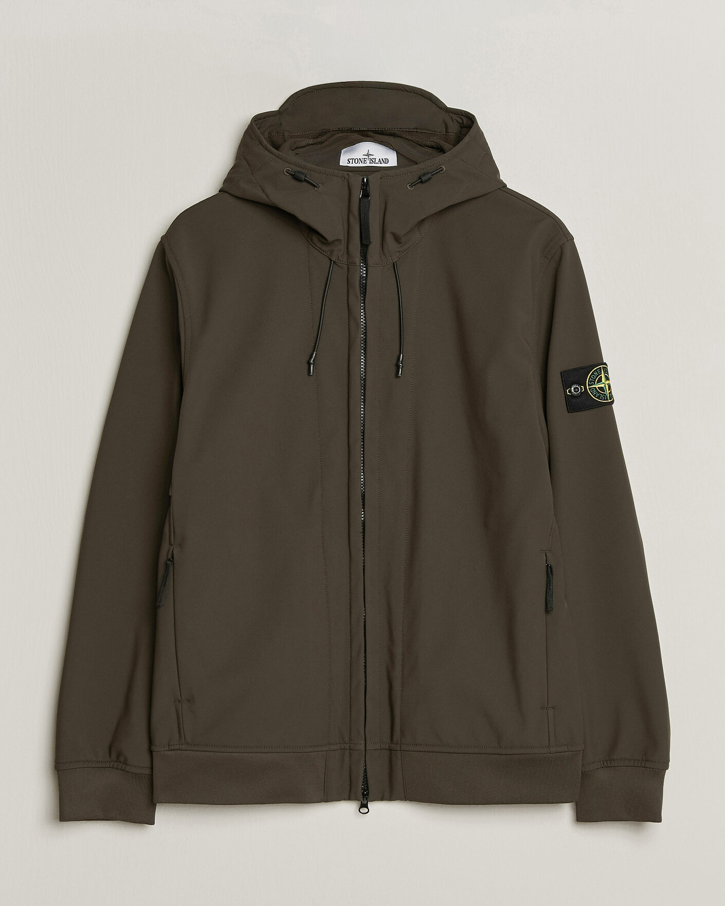 Herren | Jacken | Stone Island | Short Hooded Soft Shell Jacket Coal Grey