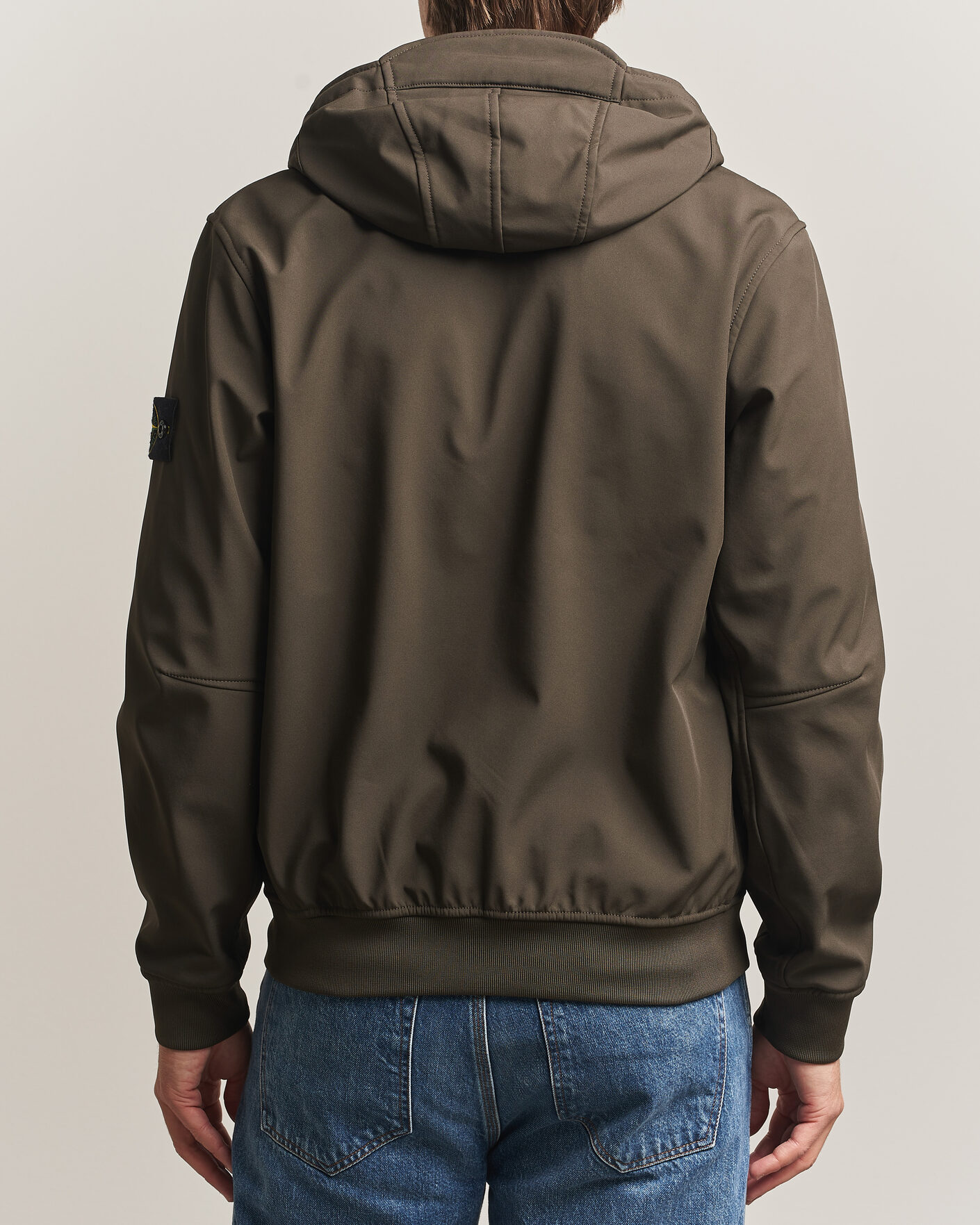 Herren | Jacken | Stone Island | Short Hooded Soft Shell Jacket Coal Grey