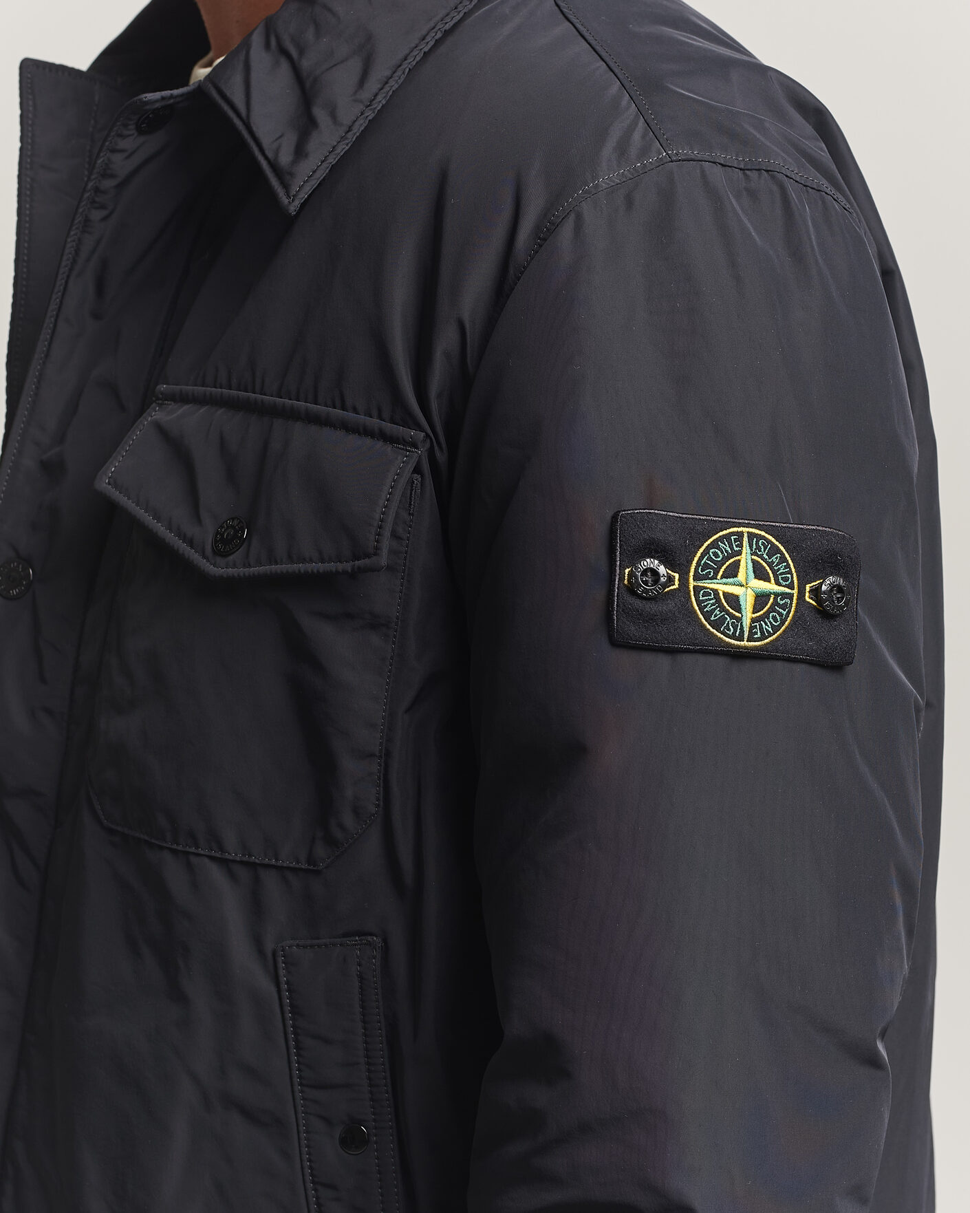 Herren | Jacken | Stone Island | Micro Twill Padded Jacket Black