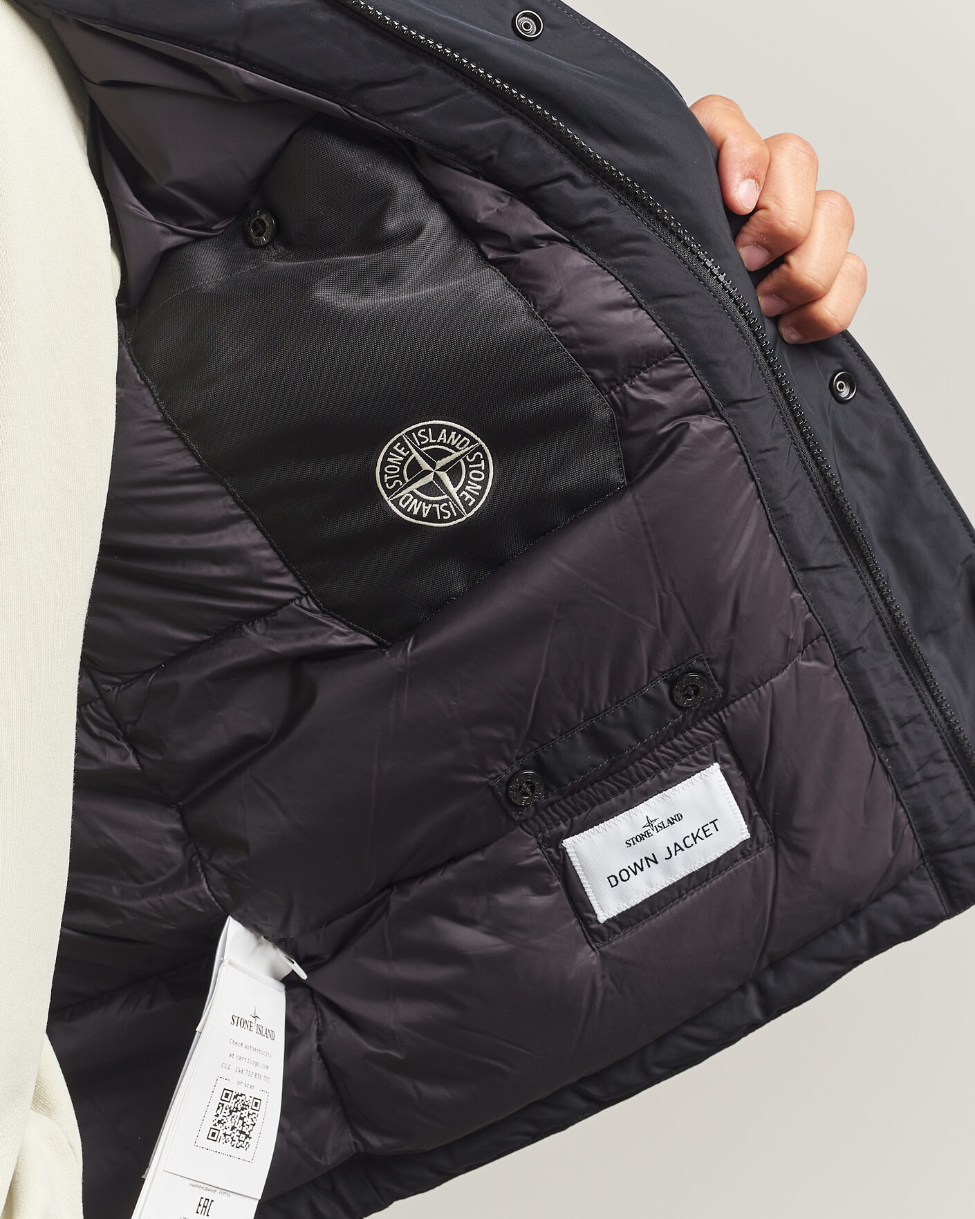 Herren | Jacken | Stone Island | Micro Twill Padded Jacket Black