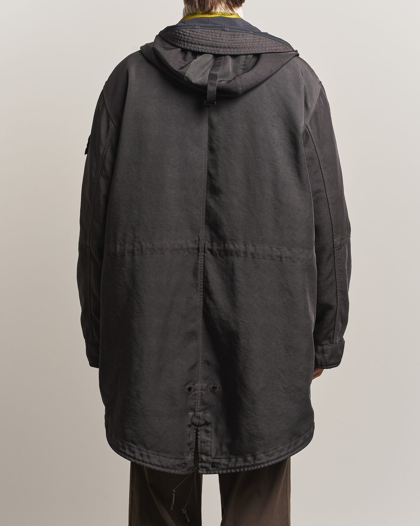 Herren | Jacken | Stone Island | Dense Oxford Nylon TC Fishtail Parka Lead Grey