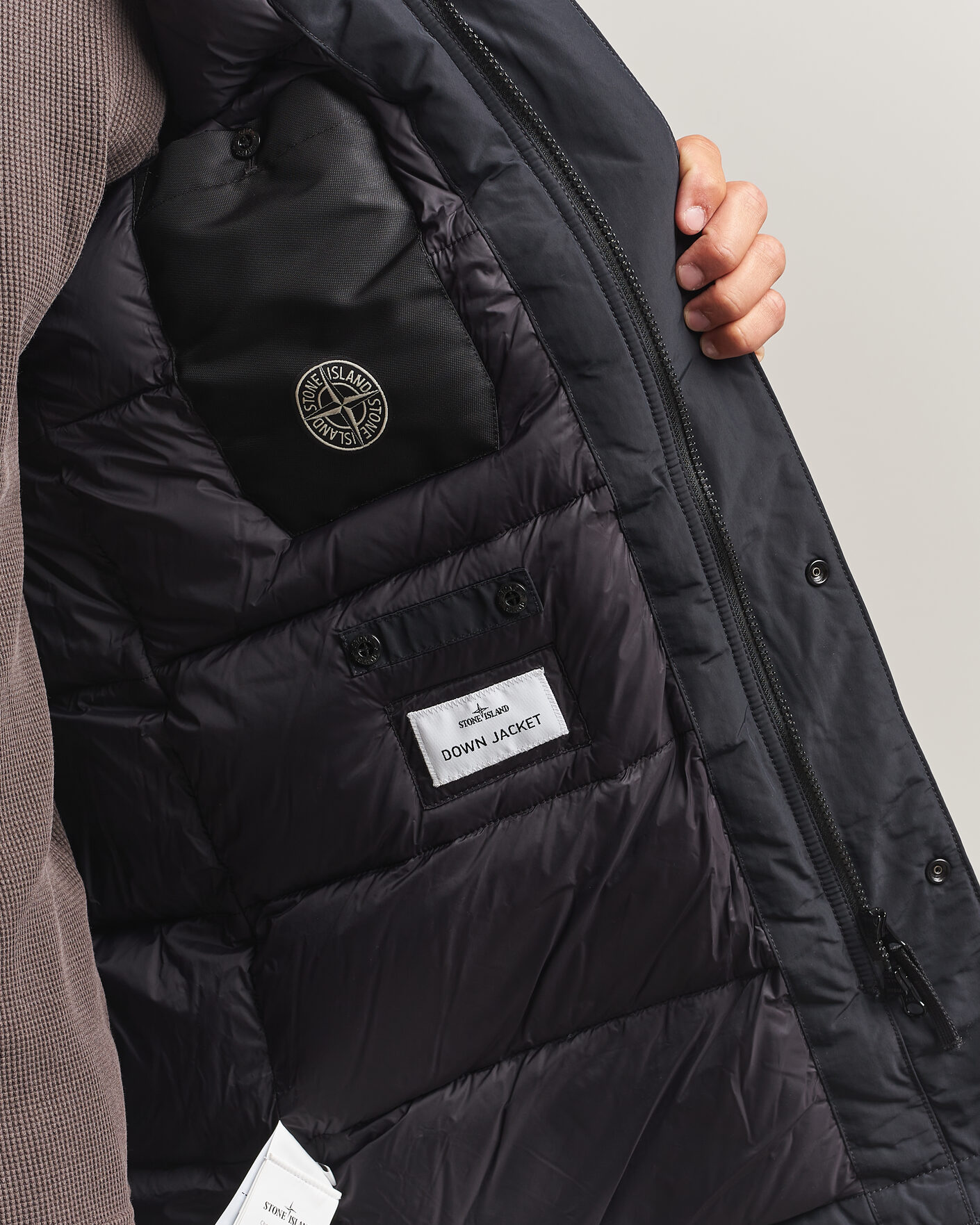 Herren | Jacken | Stone Island | Micro Twill Padded Parka Black