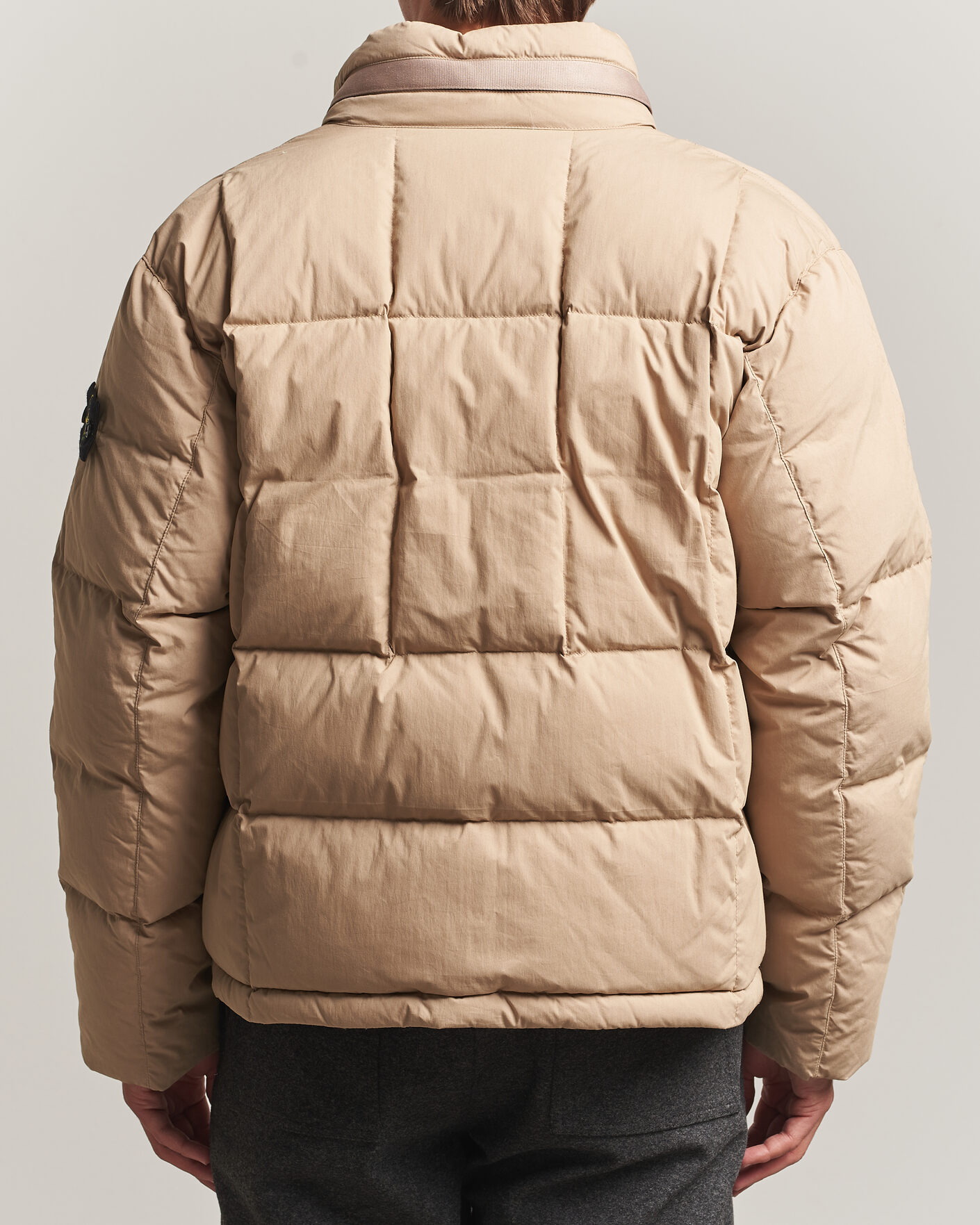 Herren | Jacken | Stone Island | Cotton/Nylon Padded Down Jacket Biscuit