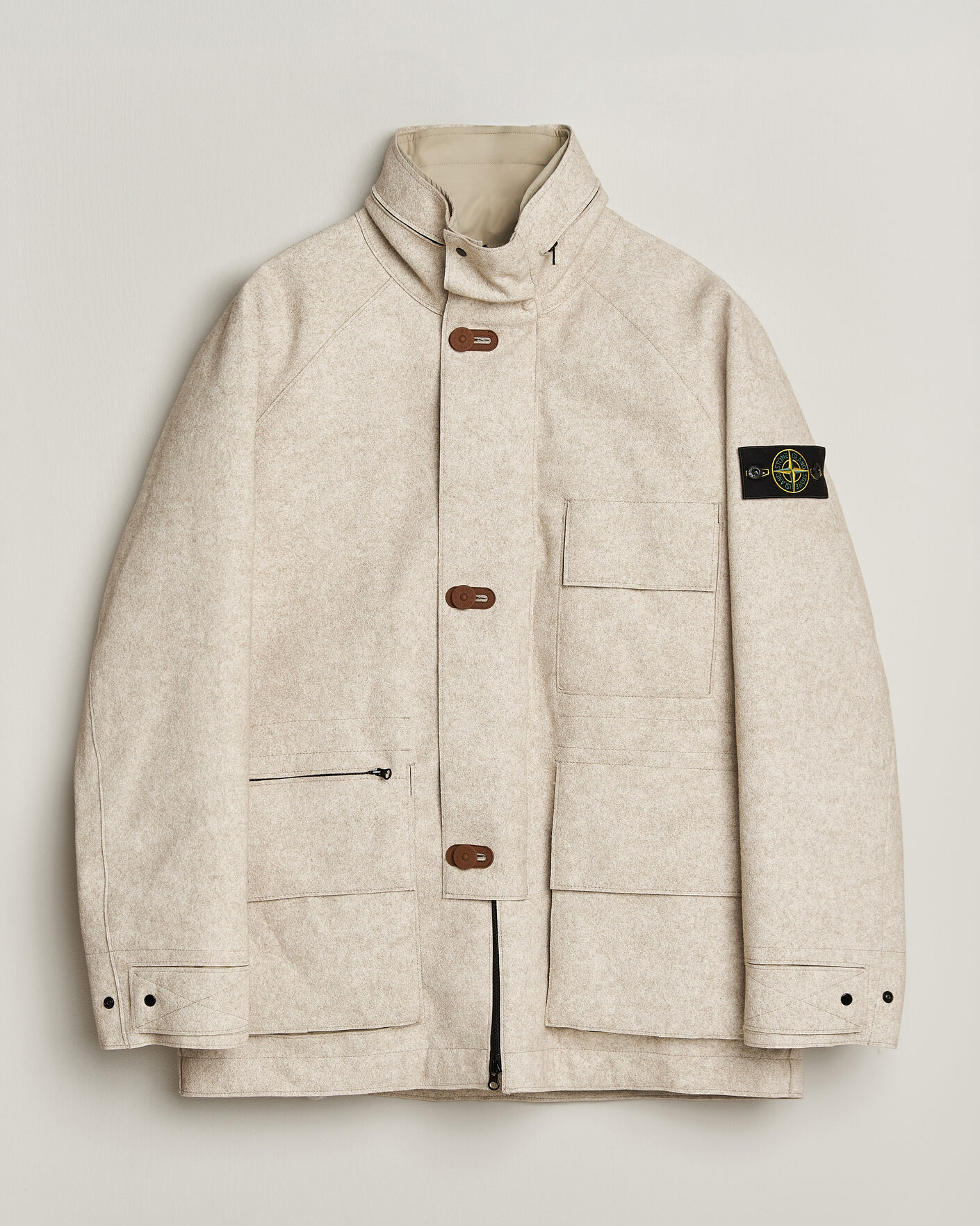 Herren | Jacken | Stone Island | Panno Coagulato Coat Biscuit