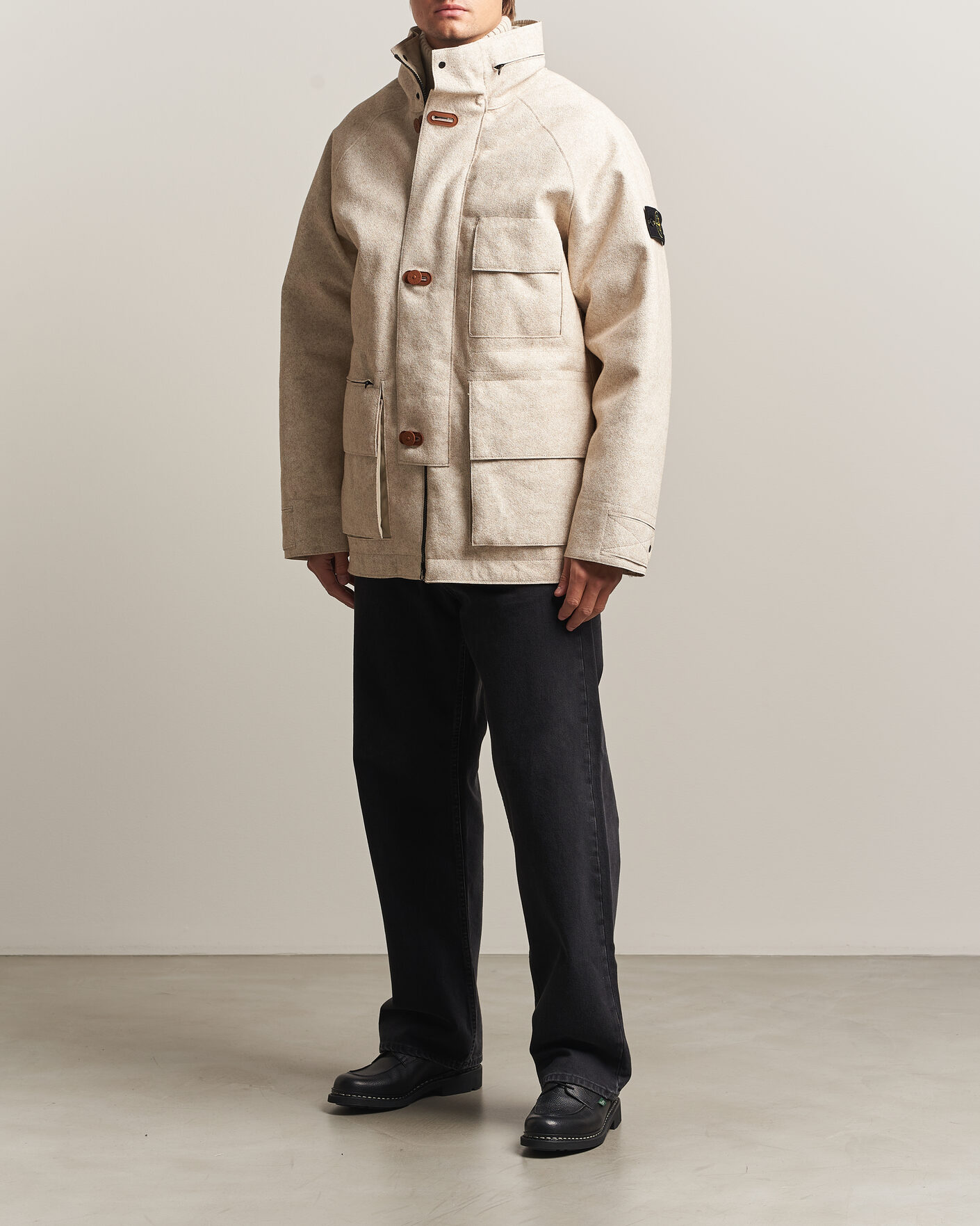 Herren | Jacken | Stone Island | Panno Coagulato Coat Biscuit