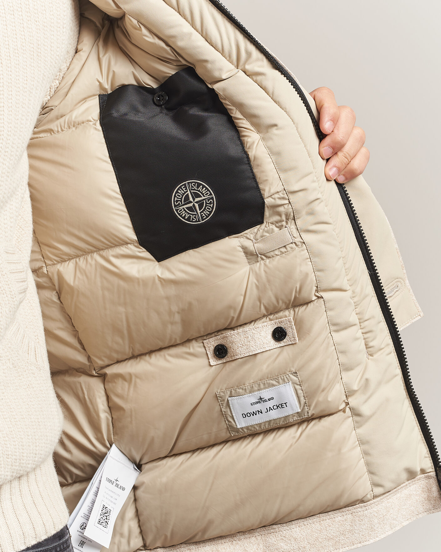 Herren | Jacken | Stone Island | Panno Coagulato Coat Biscuit