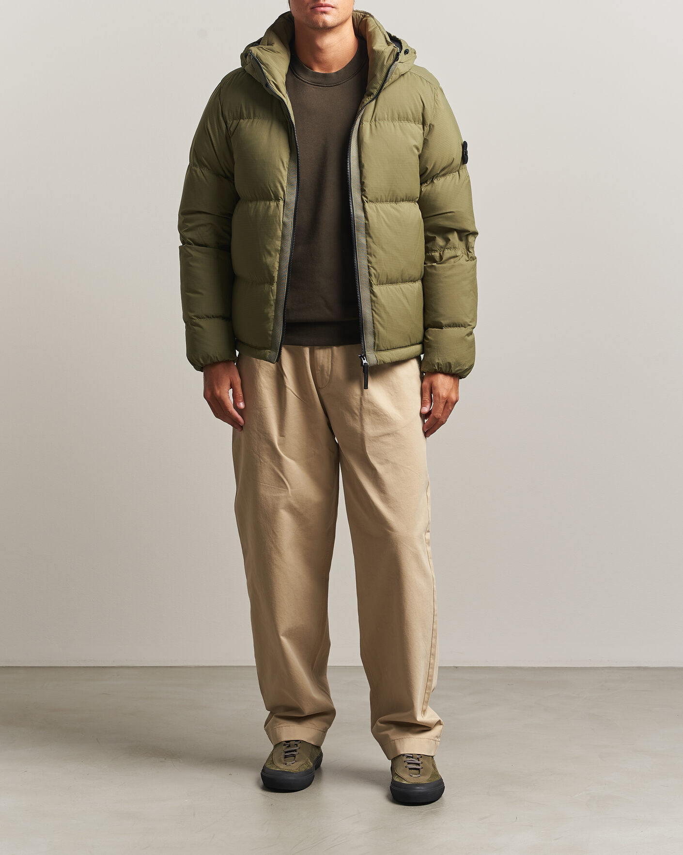 Herren | Jacken | Stone Island | Matt Ripstop Cordura Down Jacket Green
