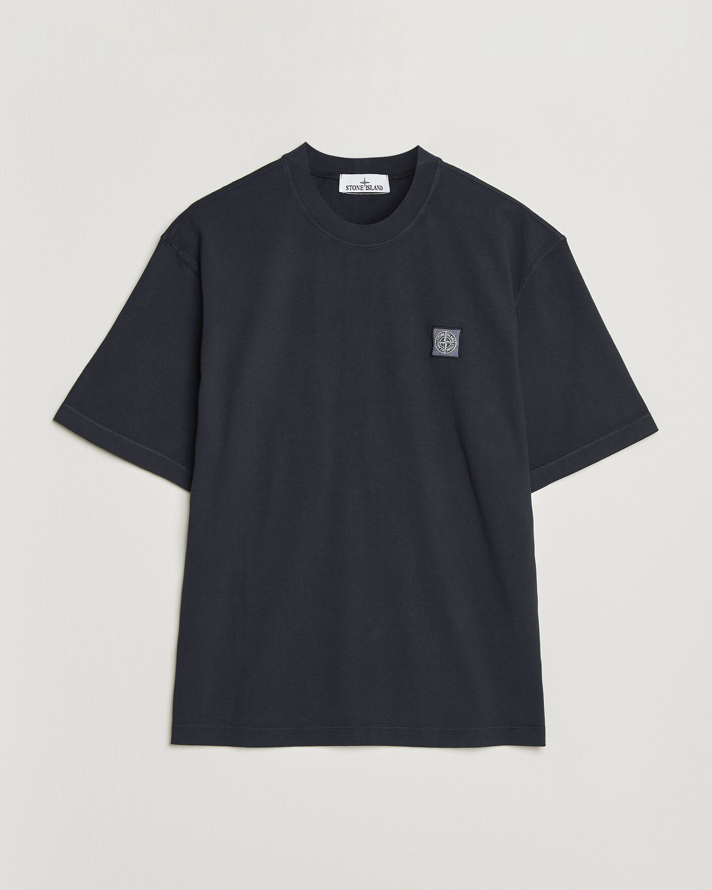 Herren | T-Shirts | Stone Island | Combed Organic Cotton T-Shirt Navy Blue