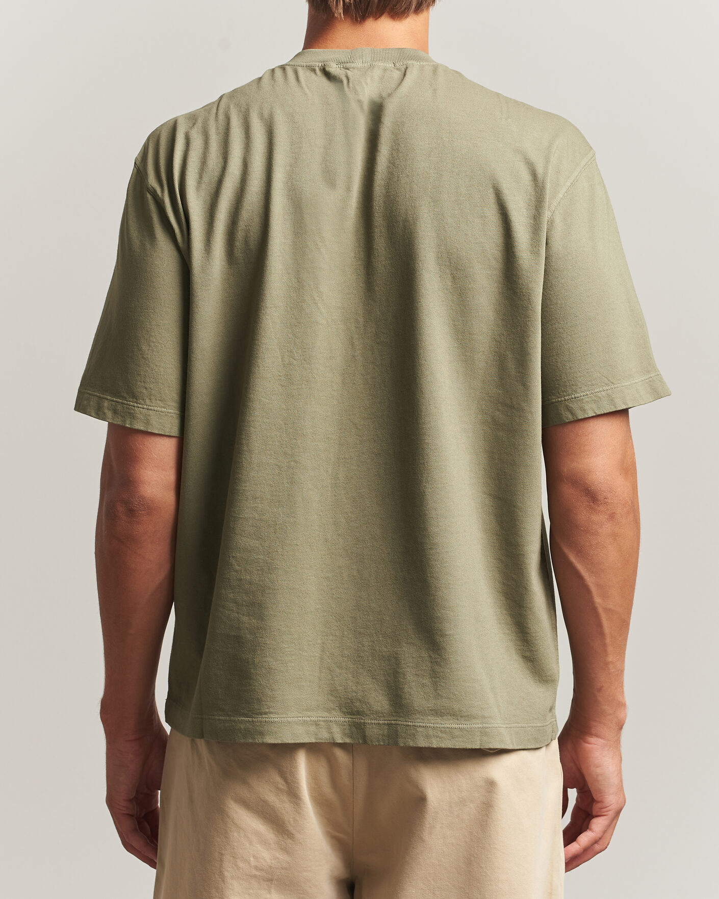 Herren | T-Shirts | Stone Island | Combed Organic Cotton T-Shirt Miltary Green