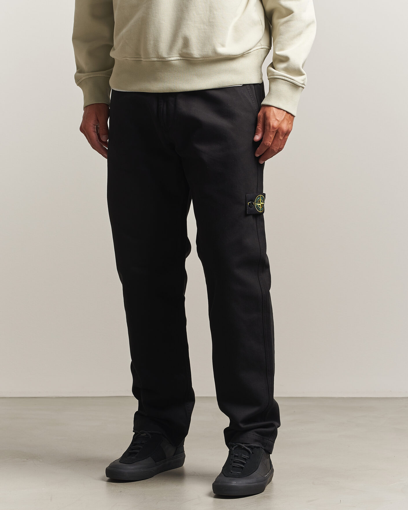 Herren | Hosen | Stone Island | Dense Cotton Twill Pants Black
