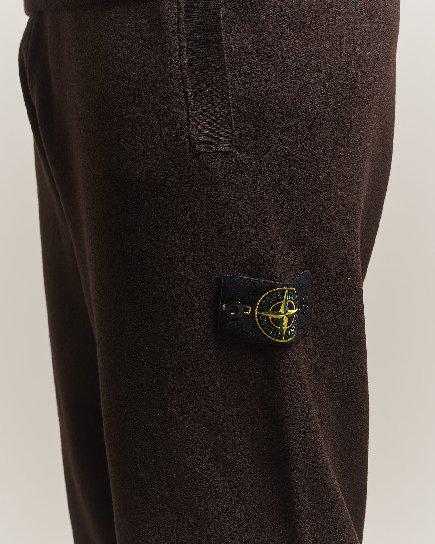 Herren | Hosen | Stone Island | Plush Stitch Stretch Wool Pants Coal Grey