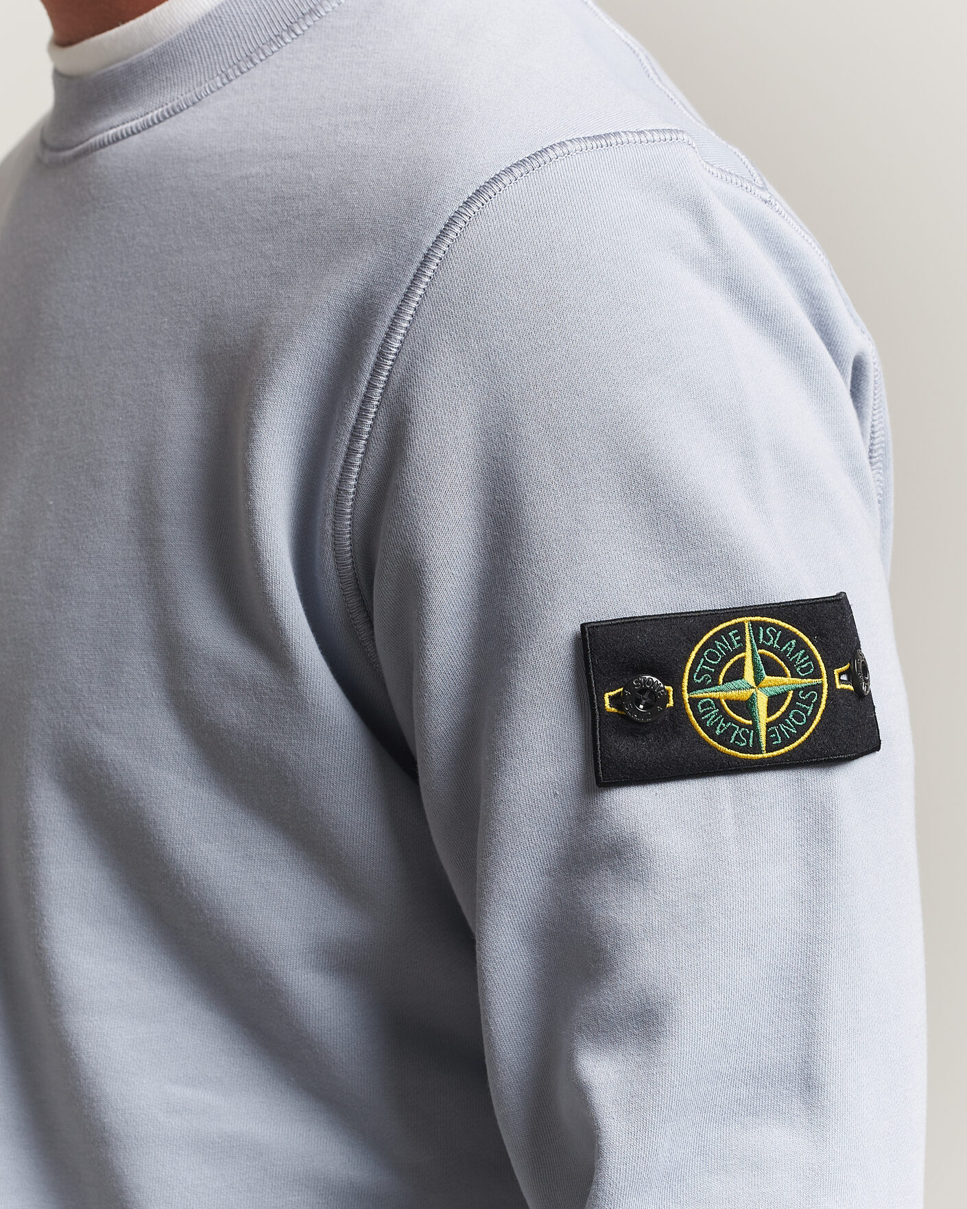 Herren | Pullover | Stone Island | Garment Dyed Fleece Sweatshirt Ash Grey