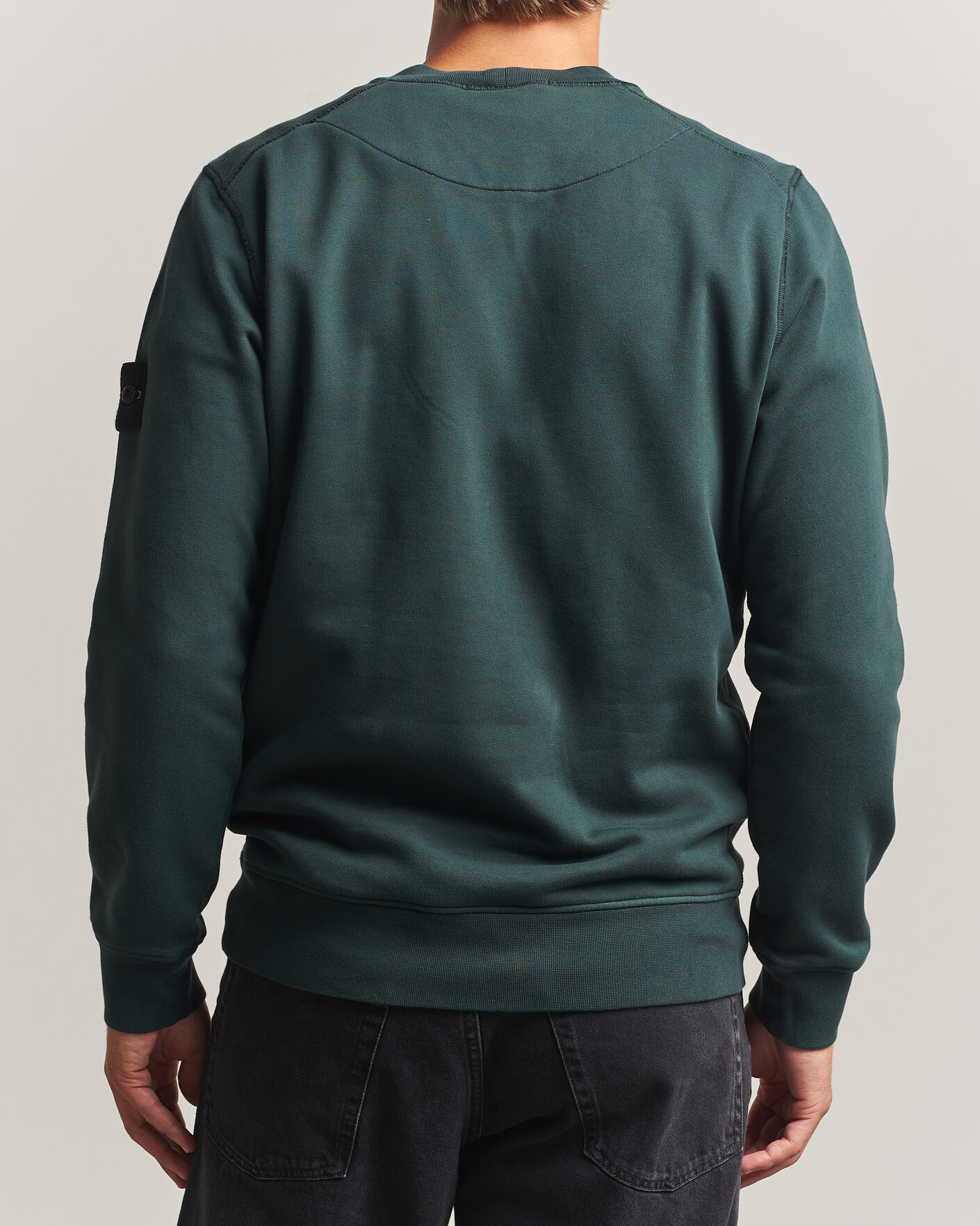 Herren | Pullover | Stone Island | Garment Dyed Fleece Sweatshirt Dark Green