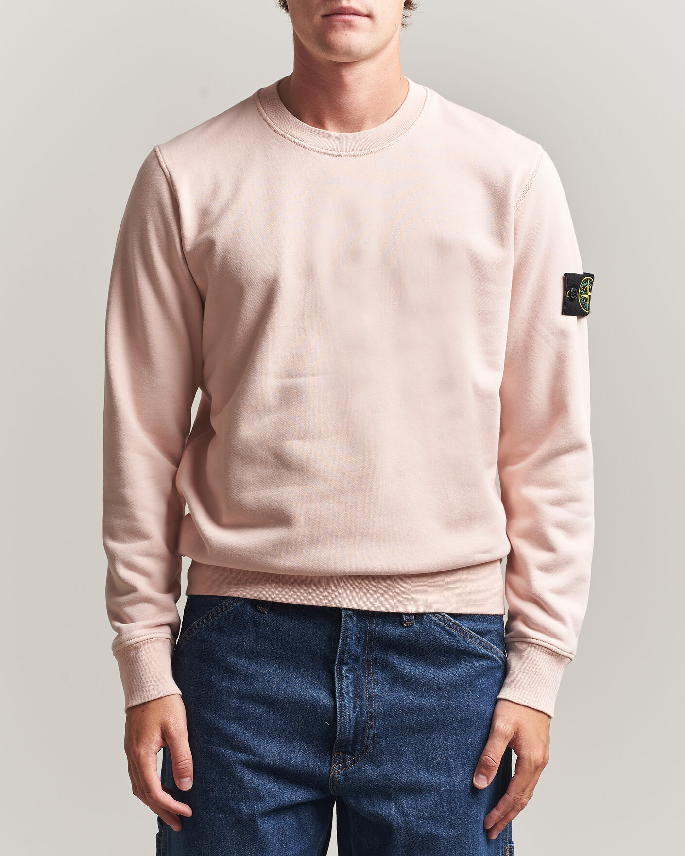 Herren | Pullover | Stone Island | Garment Dyed Fleece Sweatshirt Antique Rose