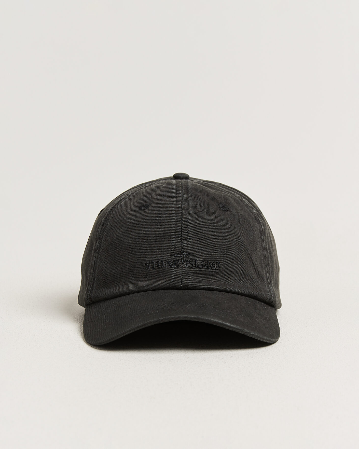 Herren | Hüte & Mützen | Stone Island | Brushed Cotton Gabardine Cap Black