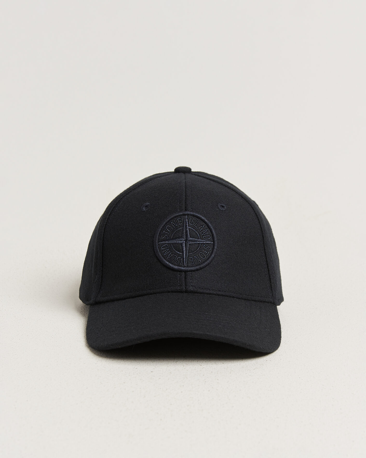 Herren | Hüte & Mützen | Stone Island | Wool/Nylon Flannel Cap Navy Blue