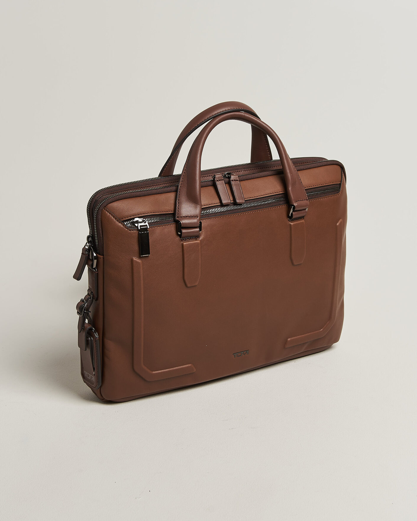 Herren | Taschen | TUMI | Harrison Sycamore Slim Leather Brief Cognac Bombe