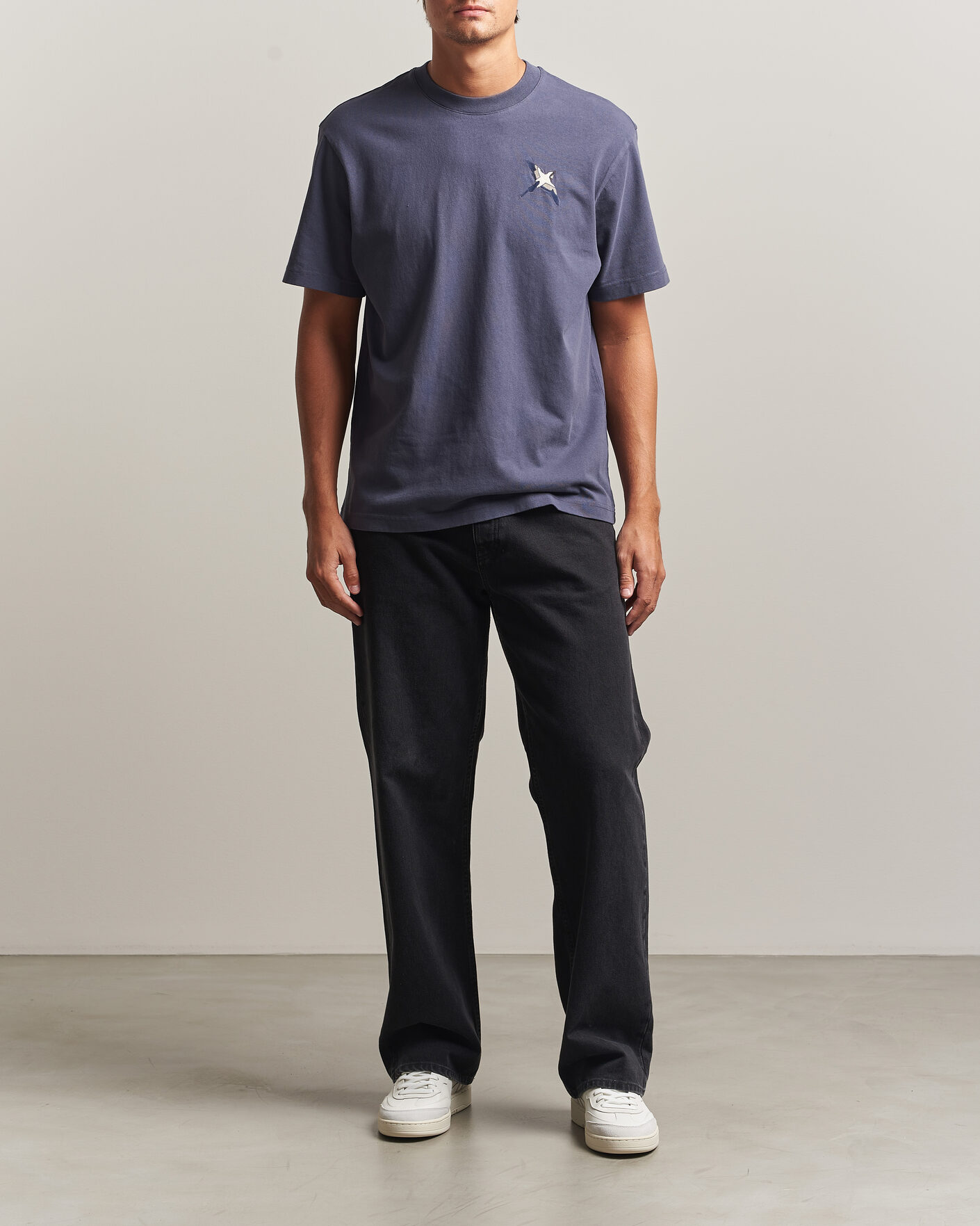 Herren | T-Shirts | Axel Arigato | Micro Bee Birt T-Shirt Smoke Grey