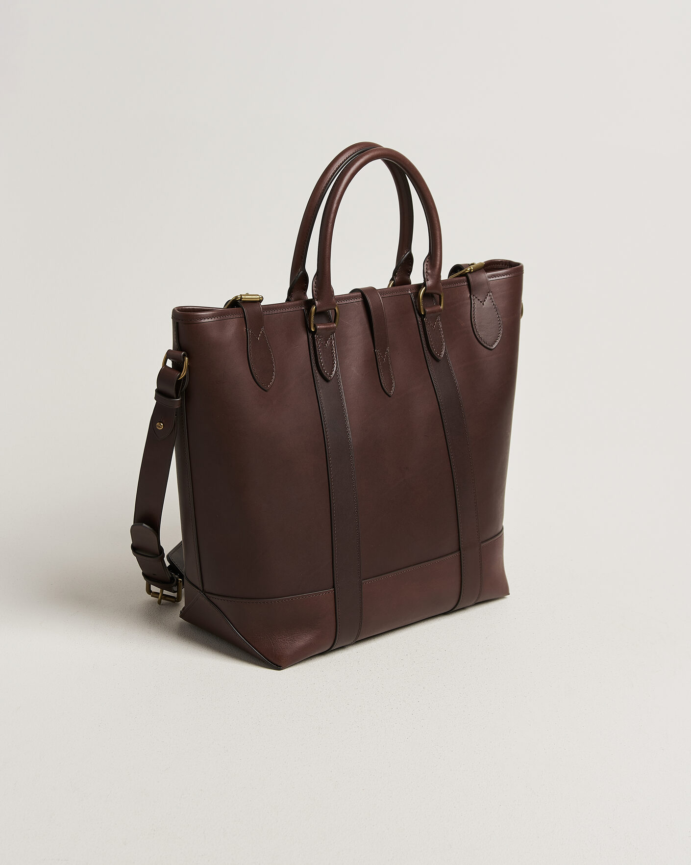 Herren | Taschen | Polo Ralph Lauren | Leather Tote Bag Burnished Brown