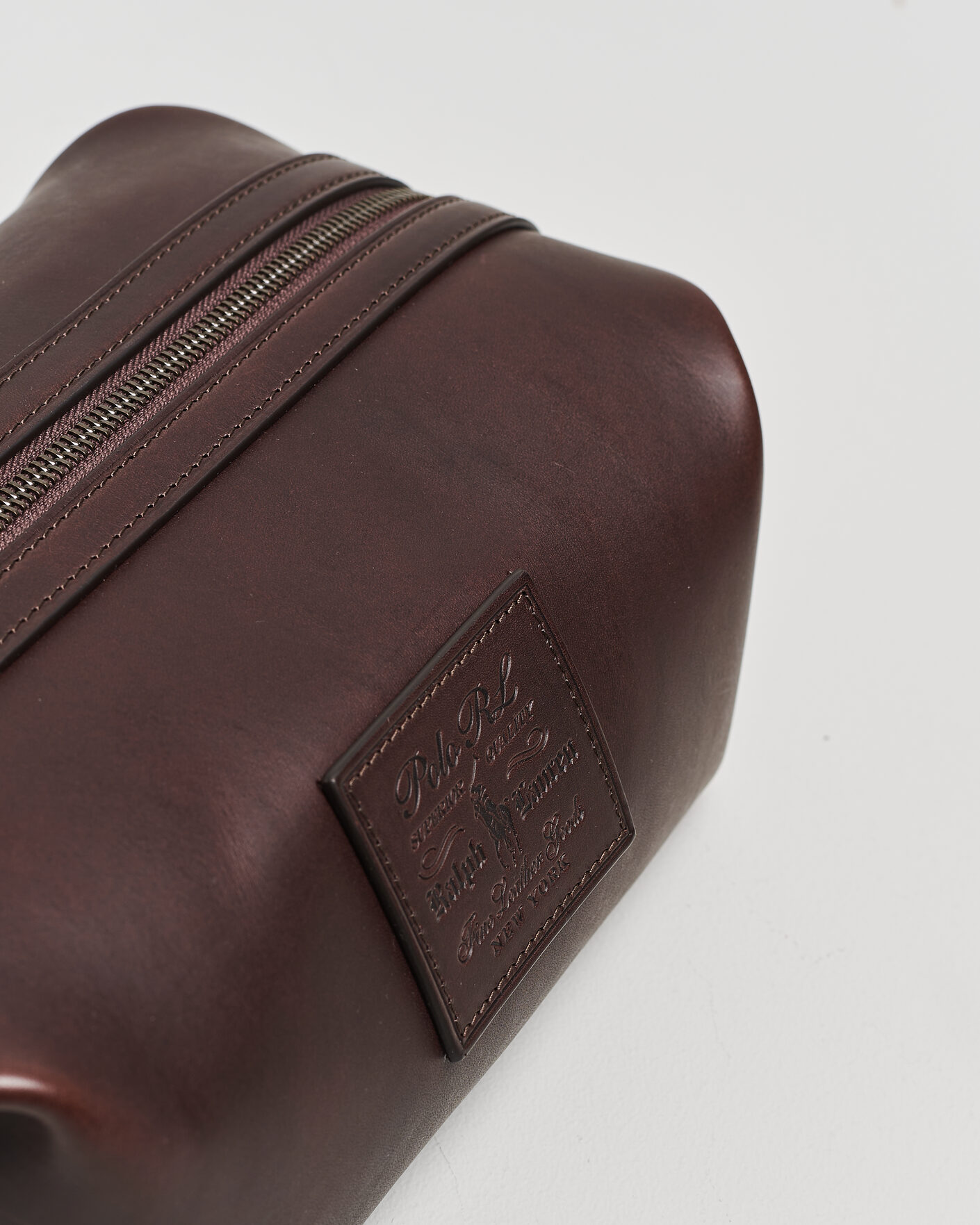 Herren | Taschen | Polo Ralph Lauren | Leather Washbag Burnished Brown