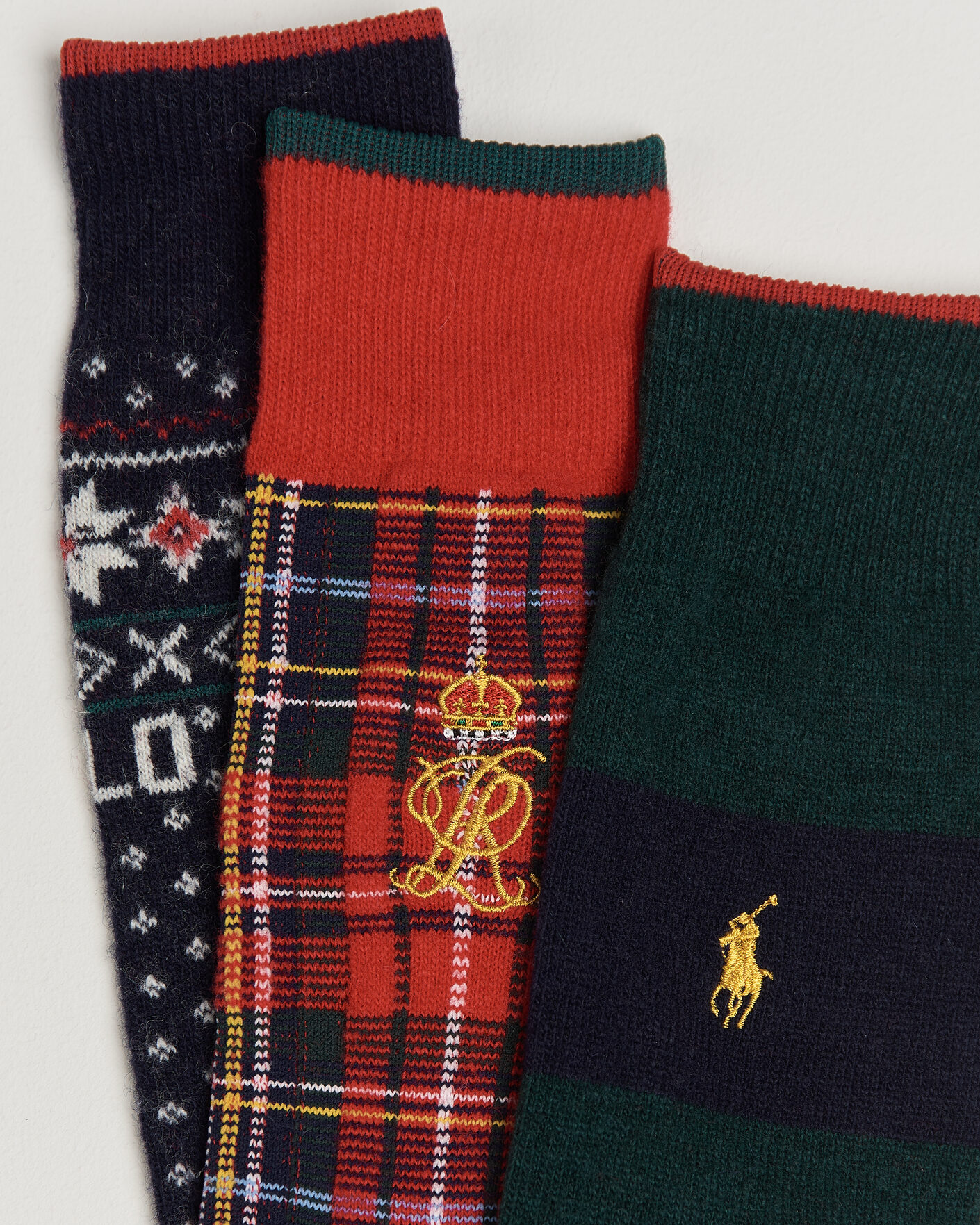 Herren | Unterwäsche | Polo Ralph Lauren | 3-Pack Lambswool Sock Hunter Multi