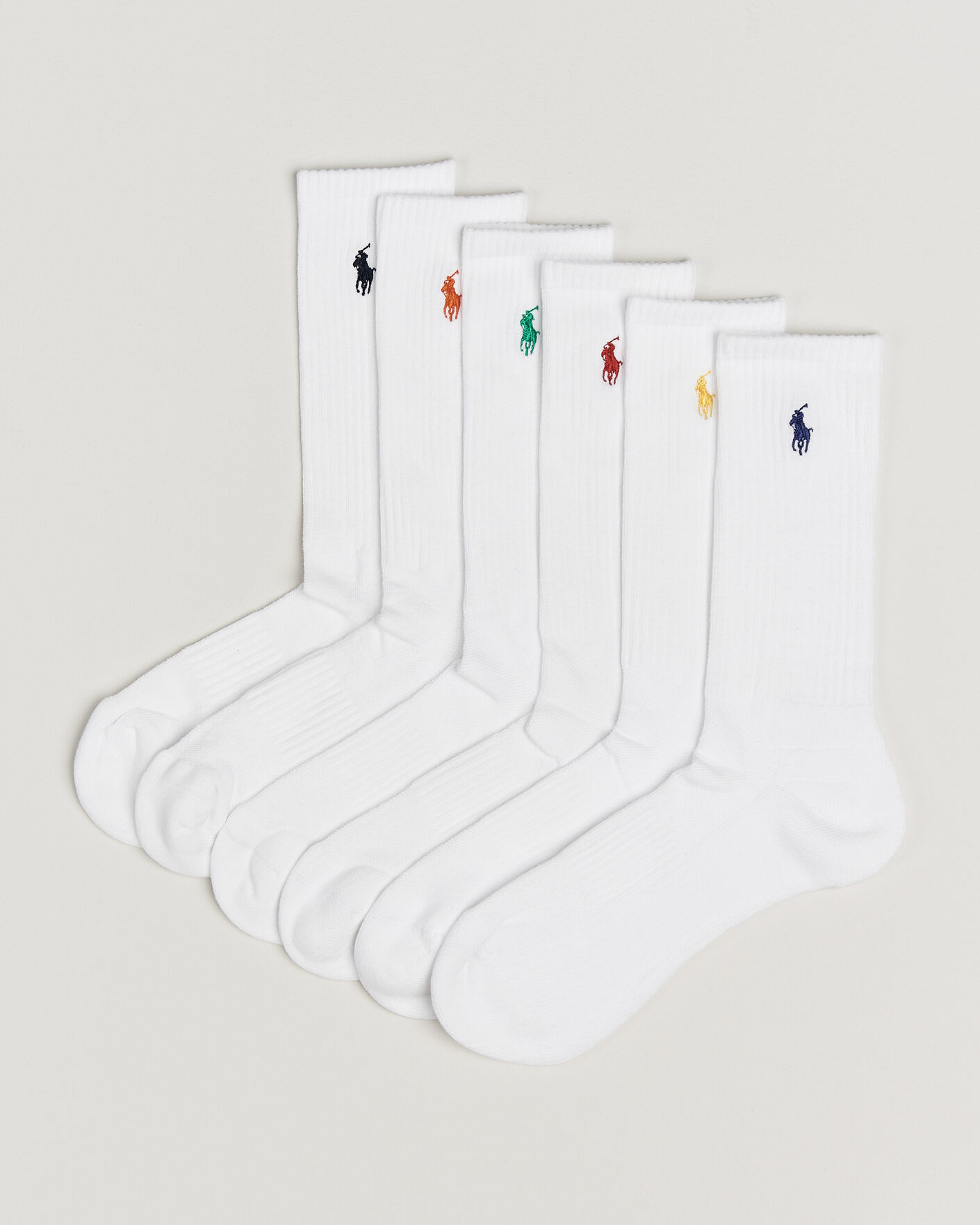 Herren | Unterwäsche | Polo Ralph Lauren | 6-Pack Performance Crew Socks White