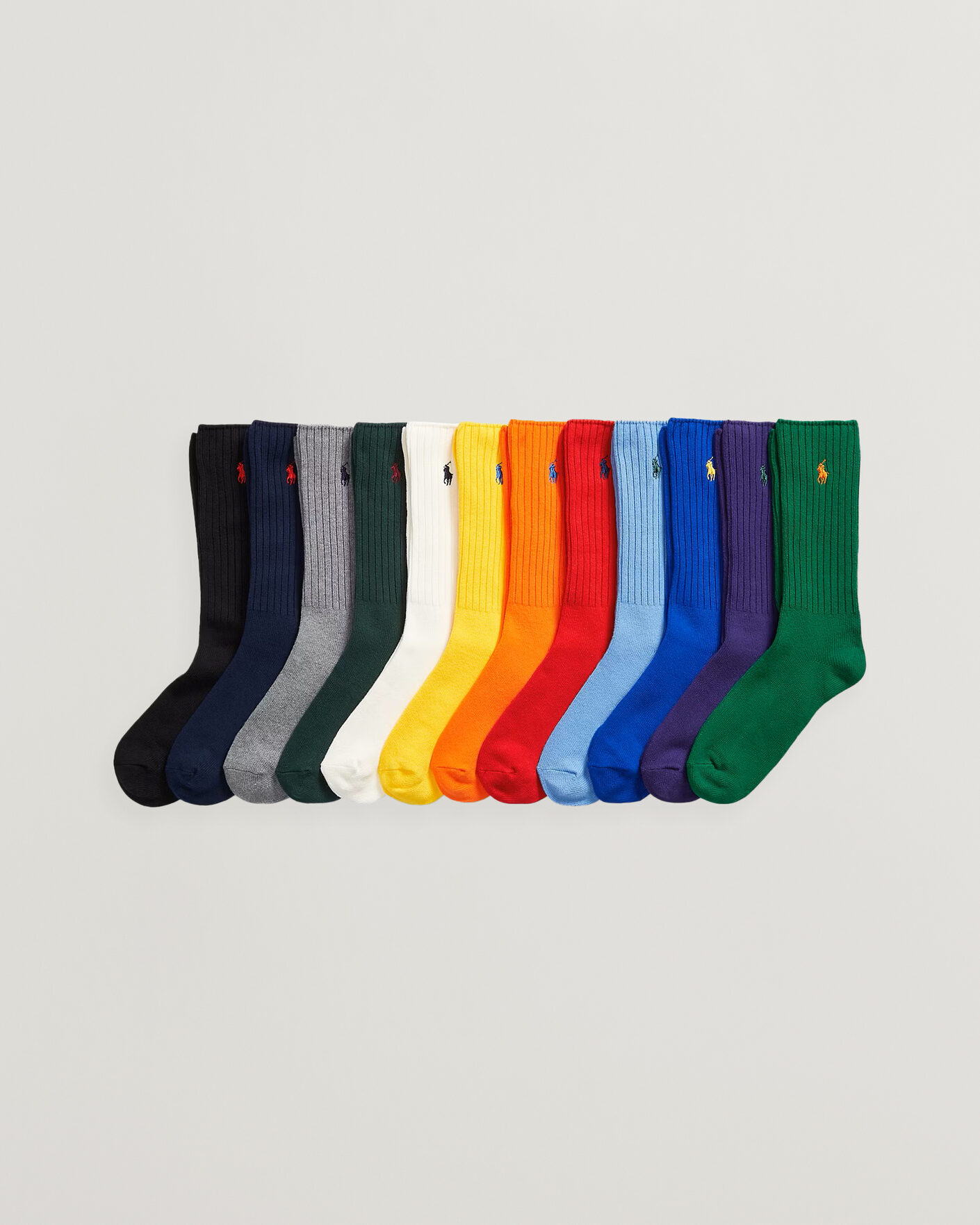 Herren | Unterwäsche | Polo Ralph Lauren | Polo Ralph Lauren12-Pack Ribbed Cotton Sock Gift BoxMulti